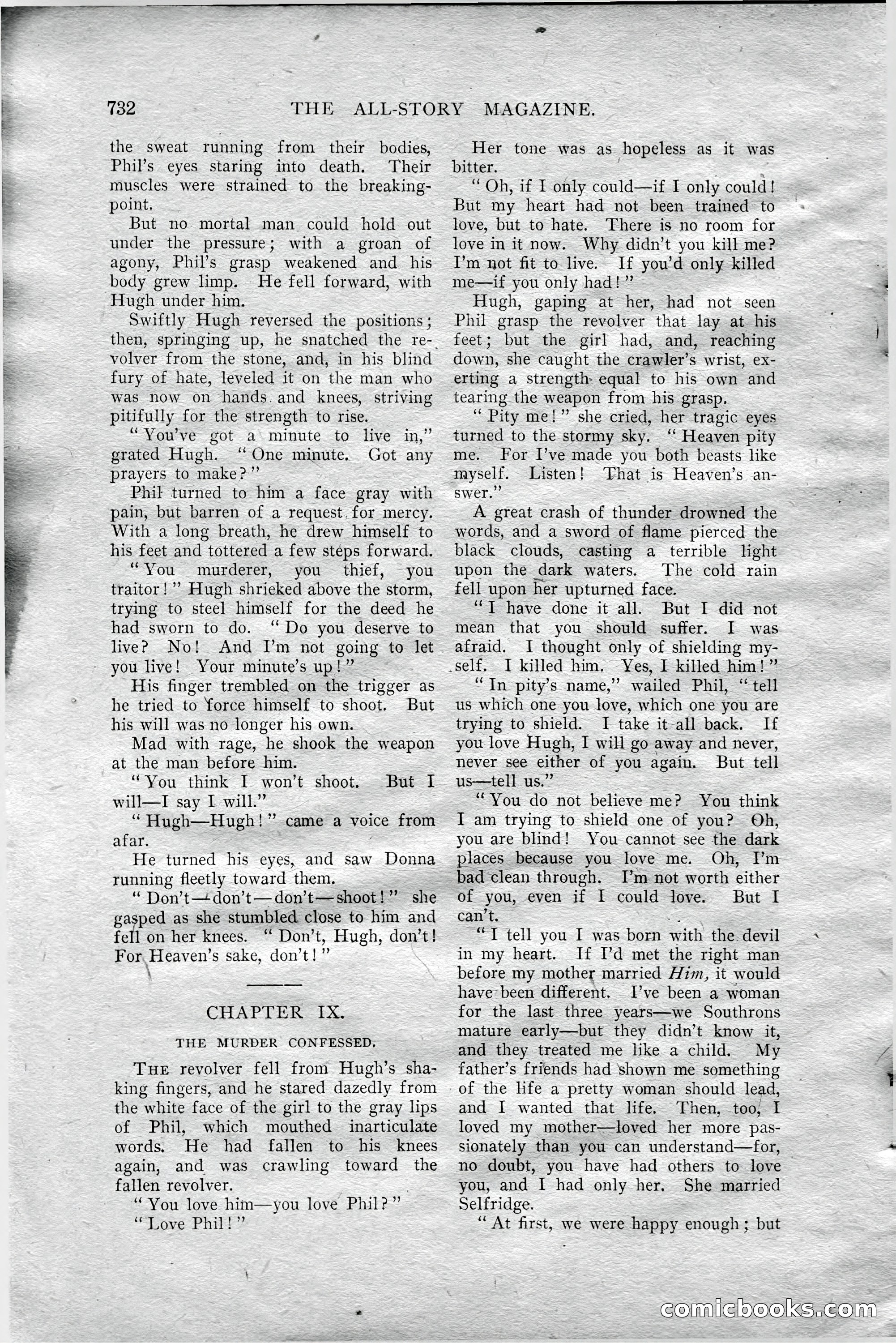 The All-Story Magazine, Aug 1909 — page 166 of 210