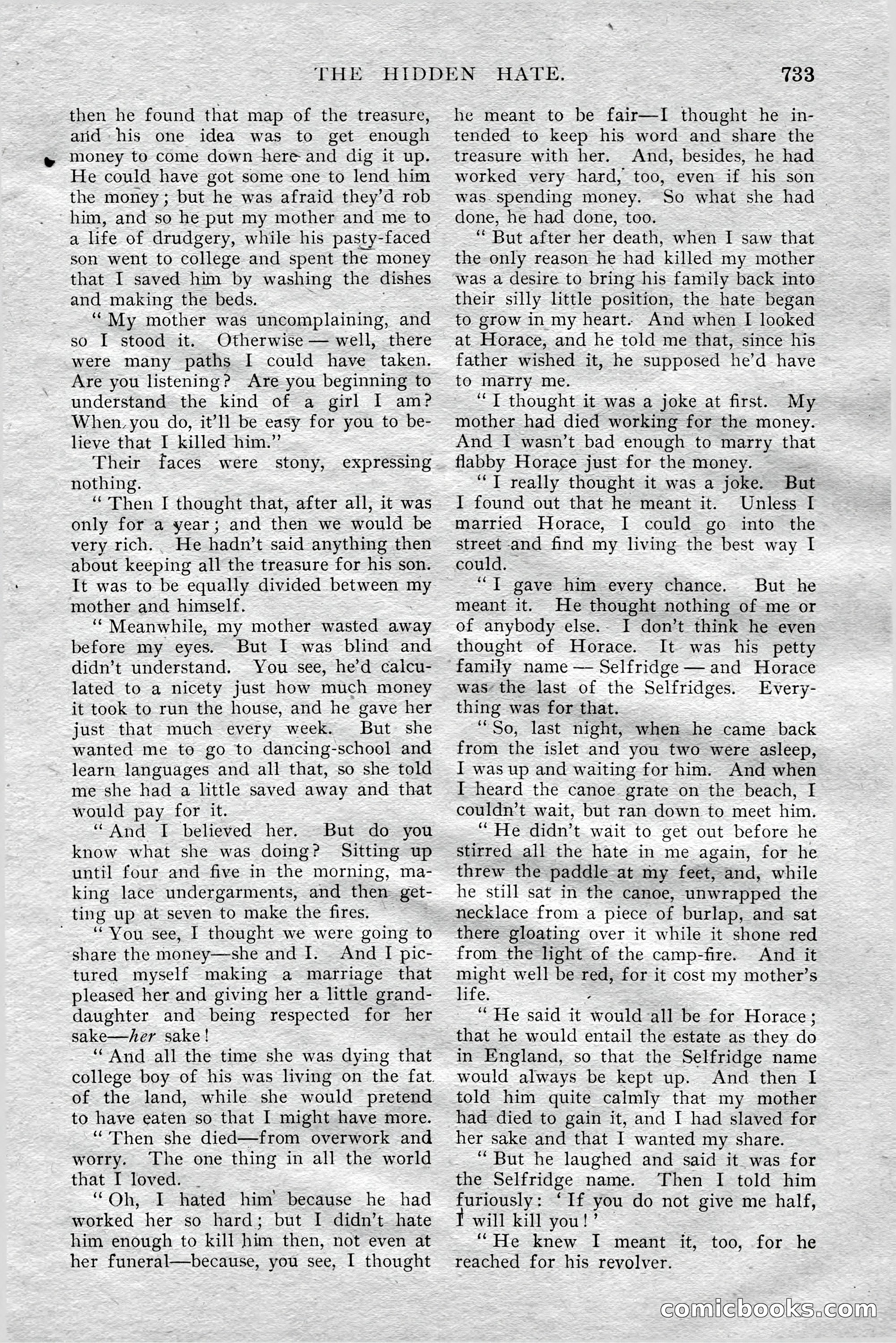 The All-Story Magazine, Aug 1909 — page 167 of 210