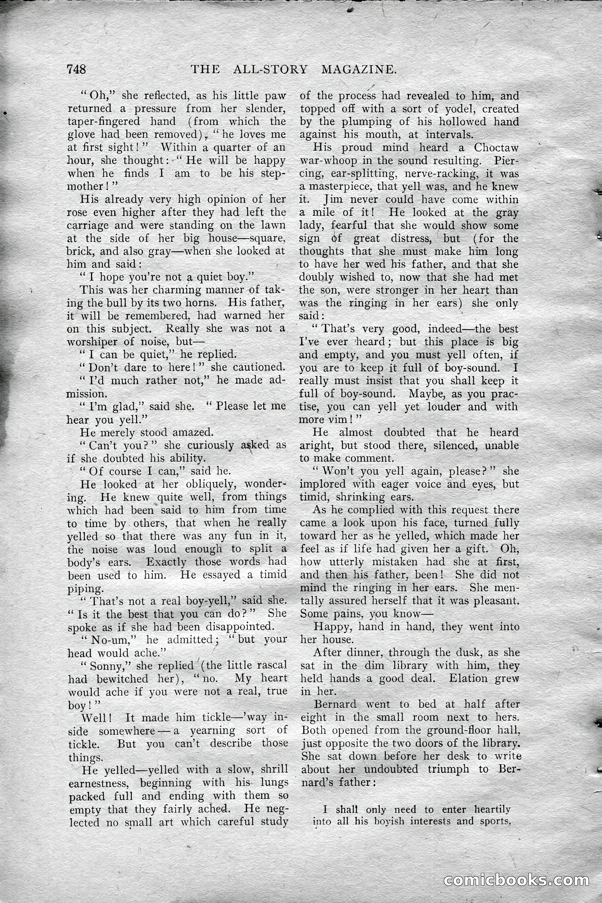 The All-Story Magazine, Aug 1909 — page 182 of 210