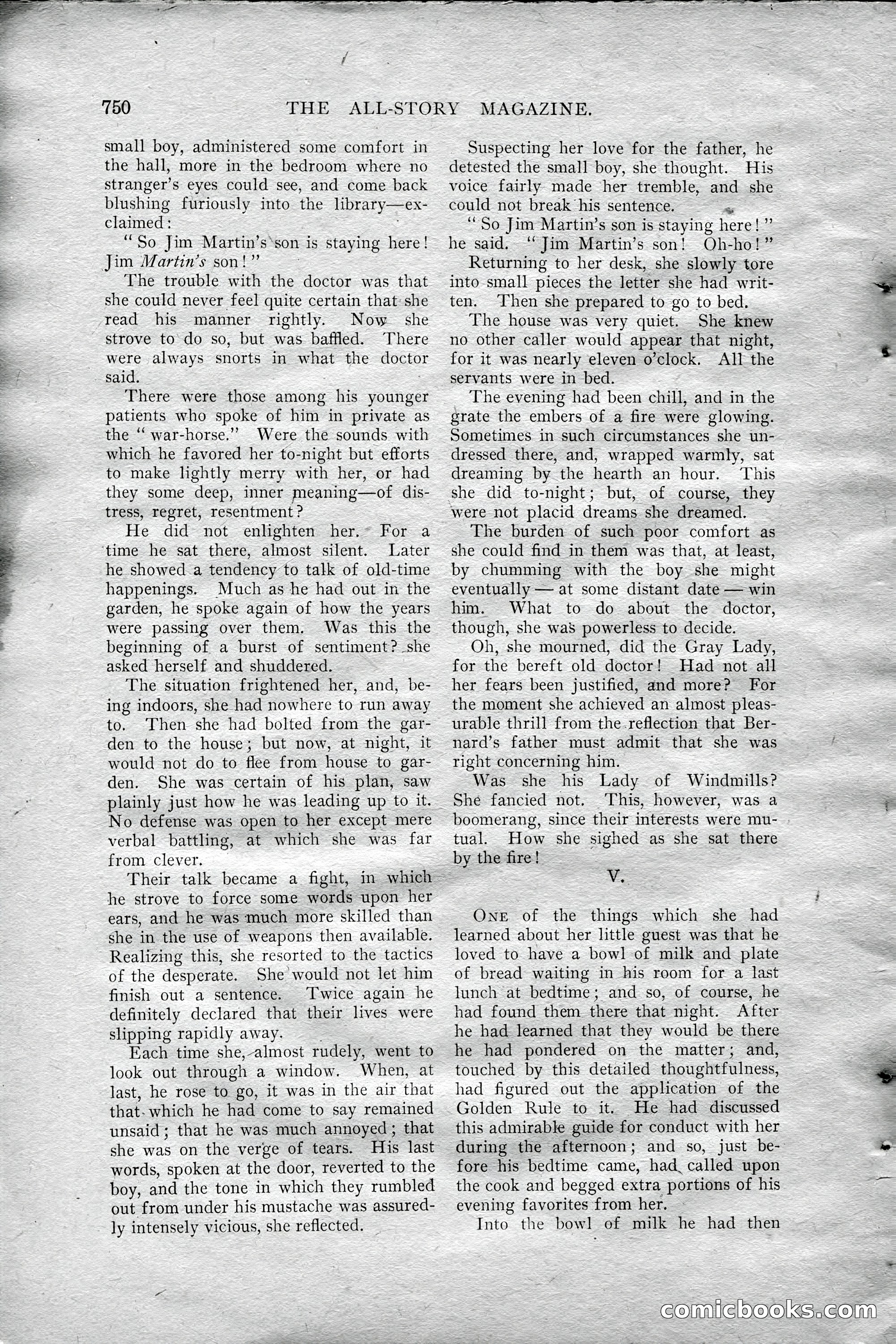 The All-Story Magazine, Aug 1909 — page 184 of 210