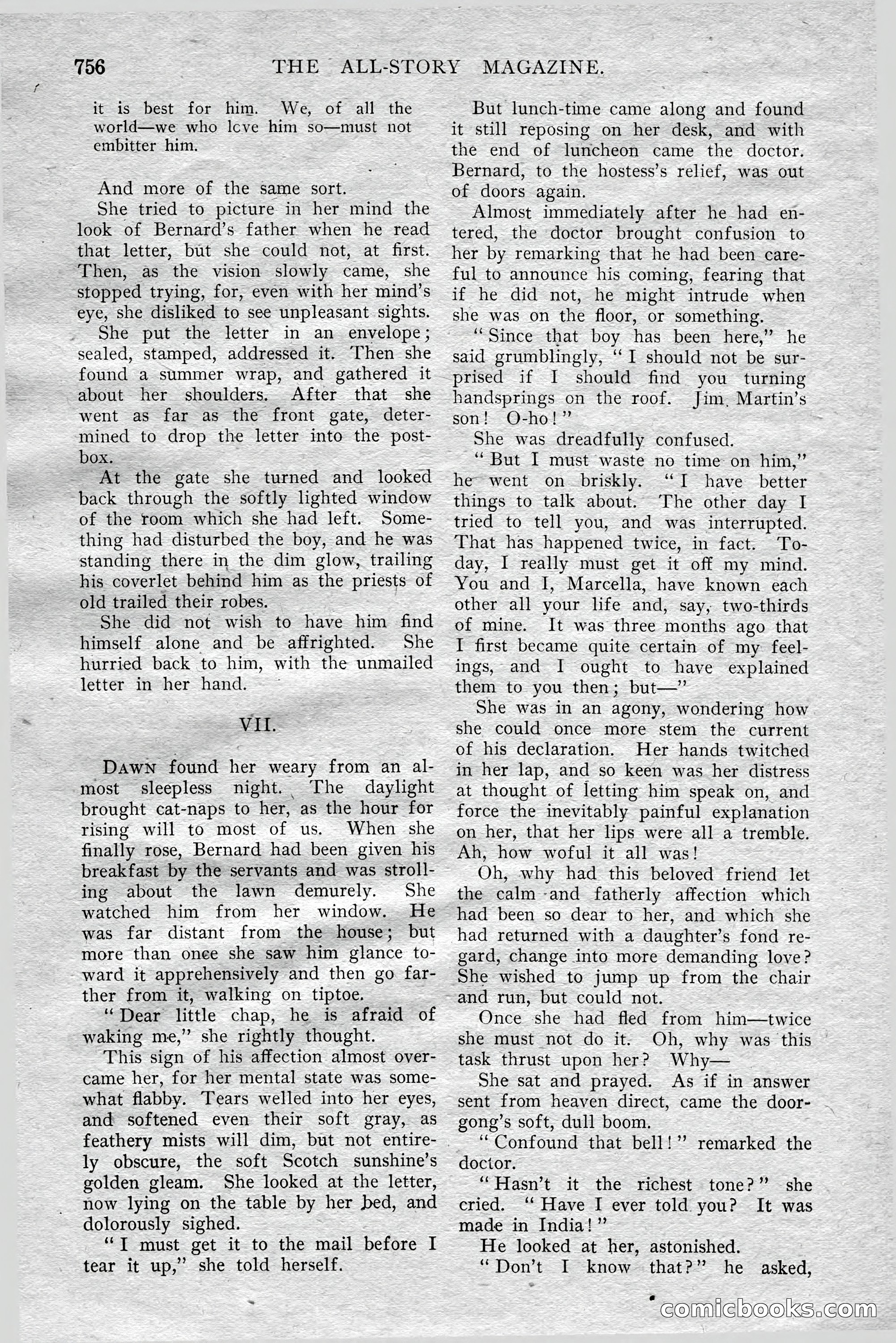 The All-Story Magazine, Aug 1909 — page 190 of 210