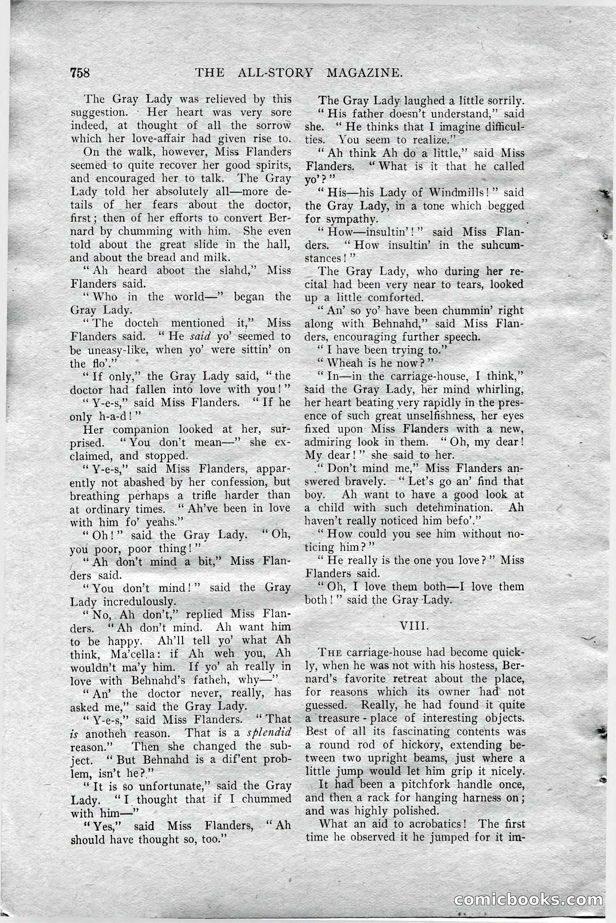 The All-Story Magazine, Aug 1909 — page 192 of 210