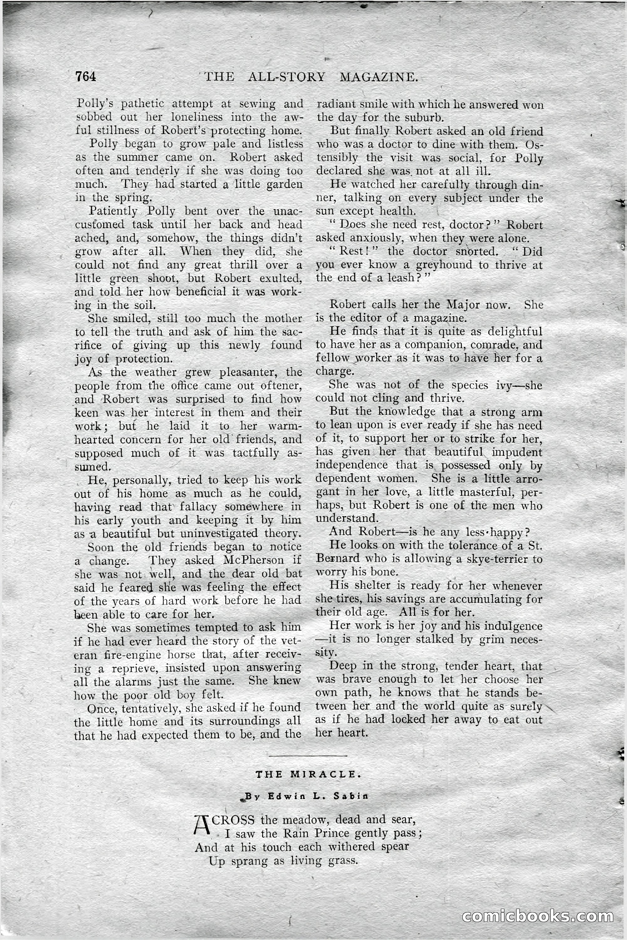 The All-Story Magazine, Aug 1909 — page 198 of 210