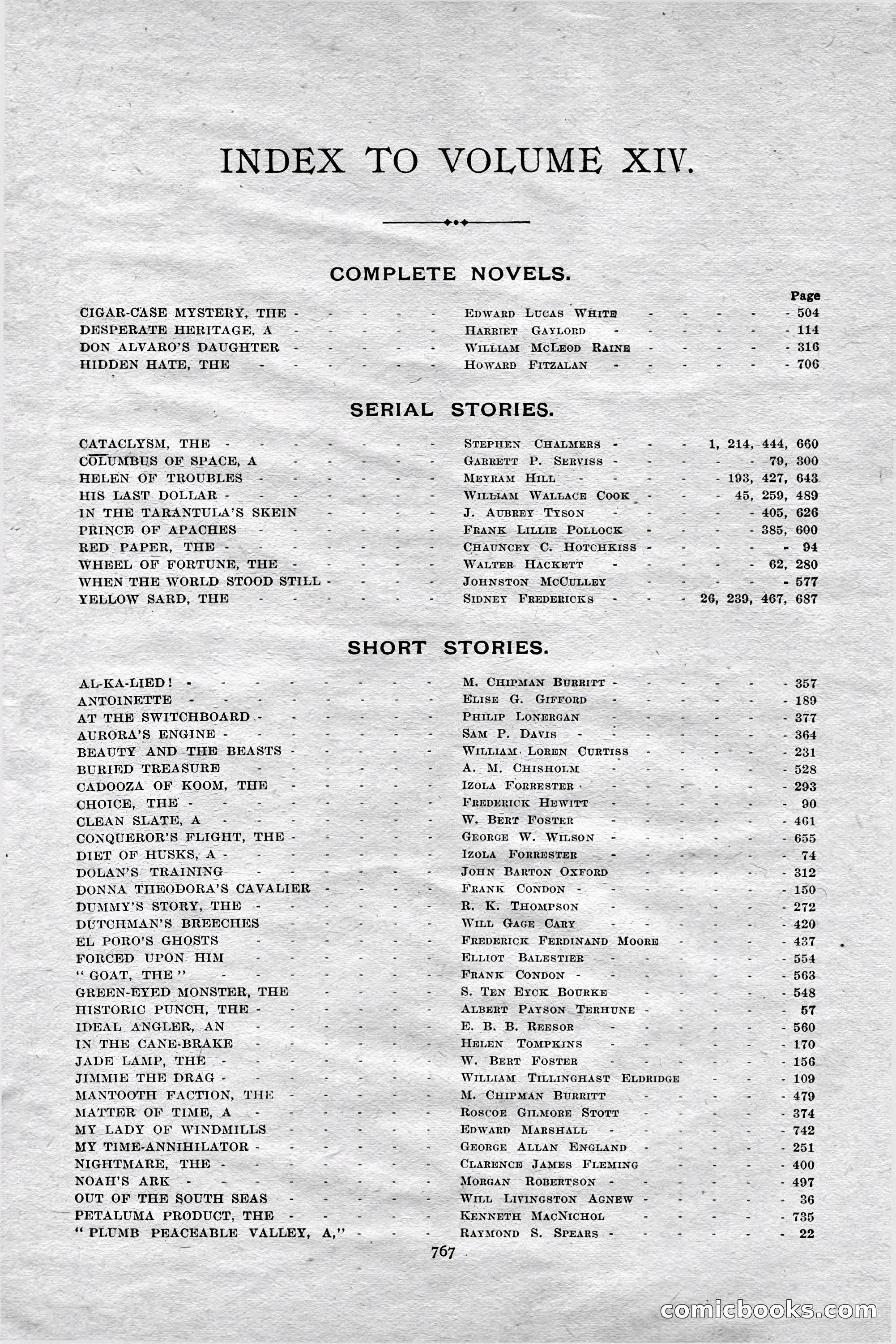 The All-Story Magazine, Aug 1909 — page 201 of 210
