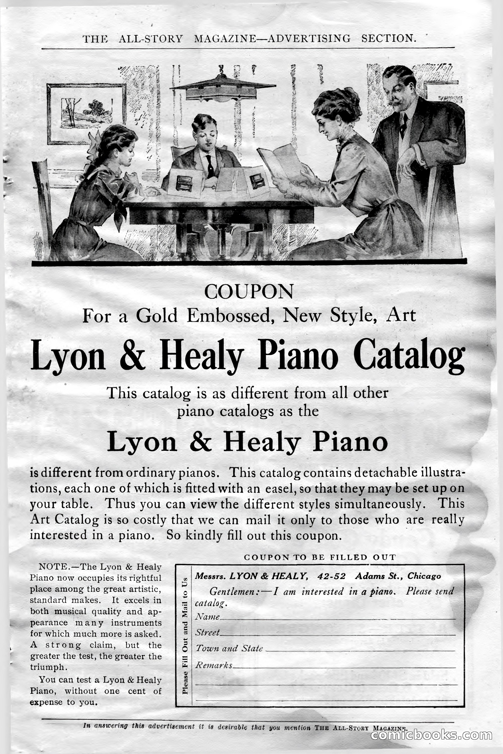 The All-Story Magazine, Aug 1909 — page 205 of 210