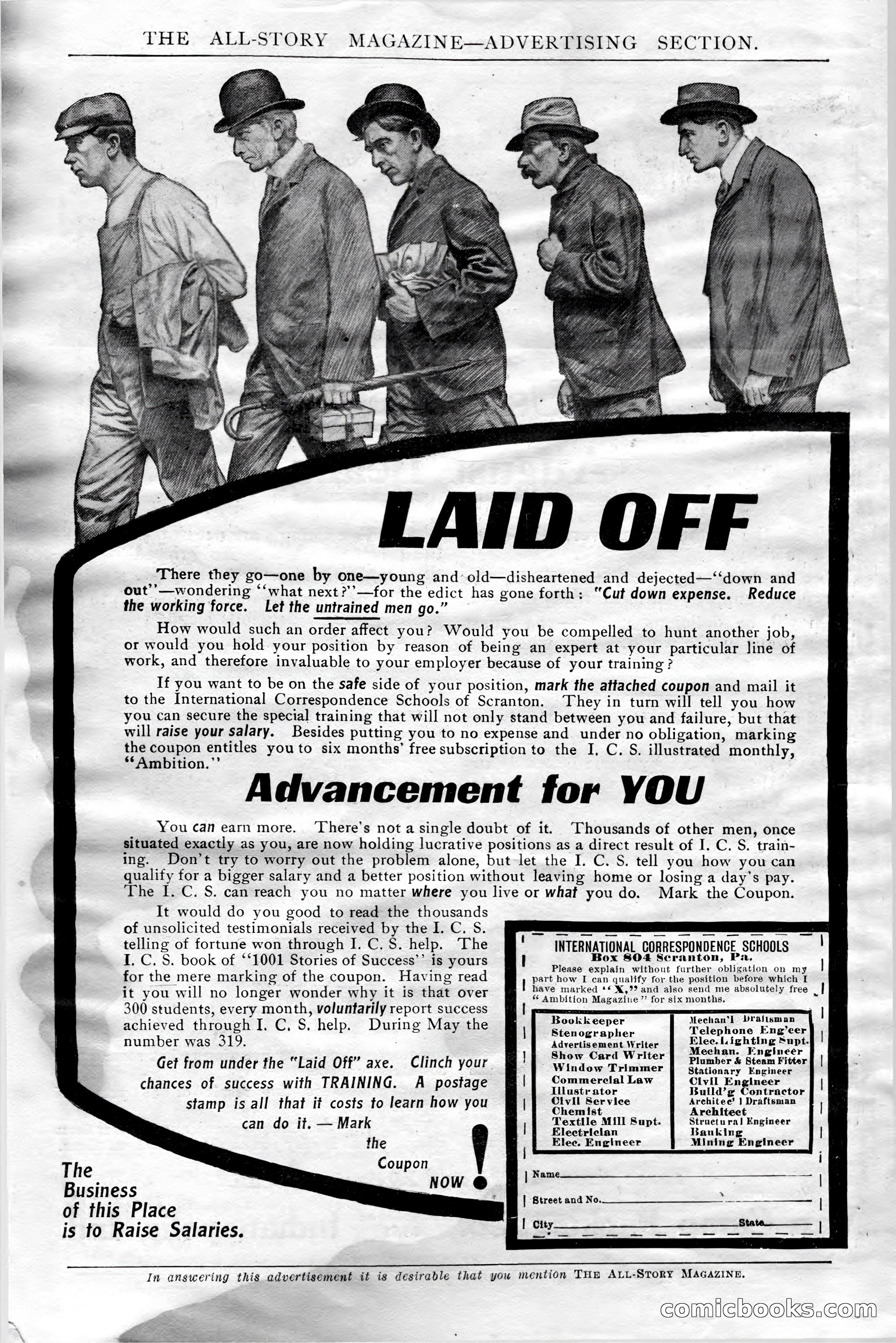 The All-Story Magazine, Aug 1909 — page 208 of 210