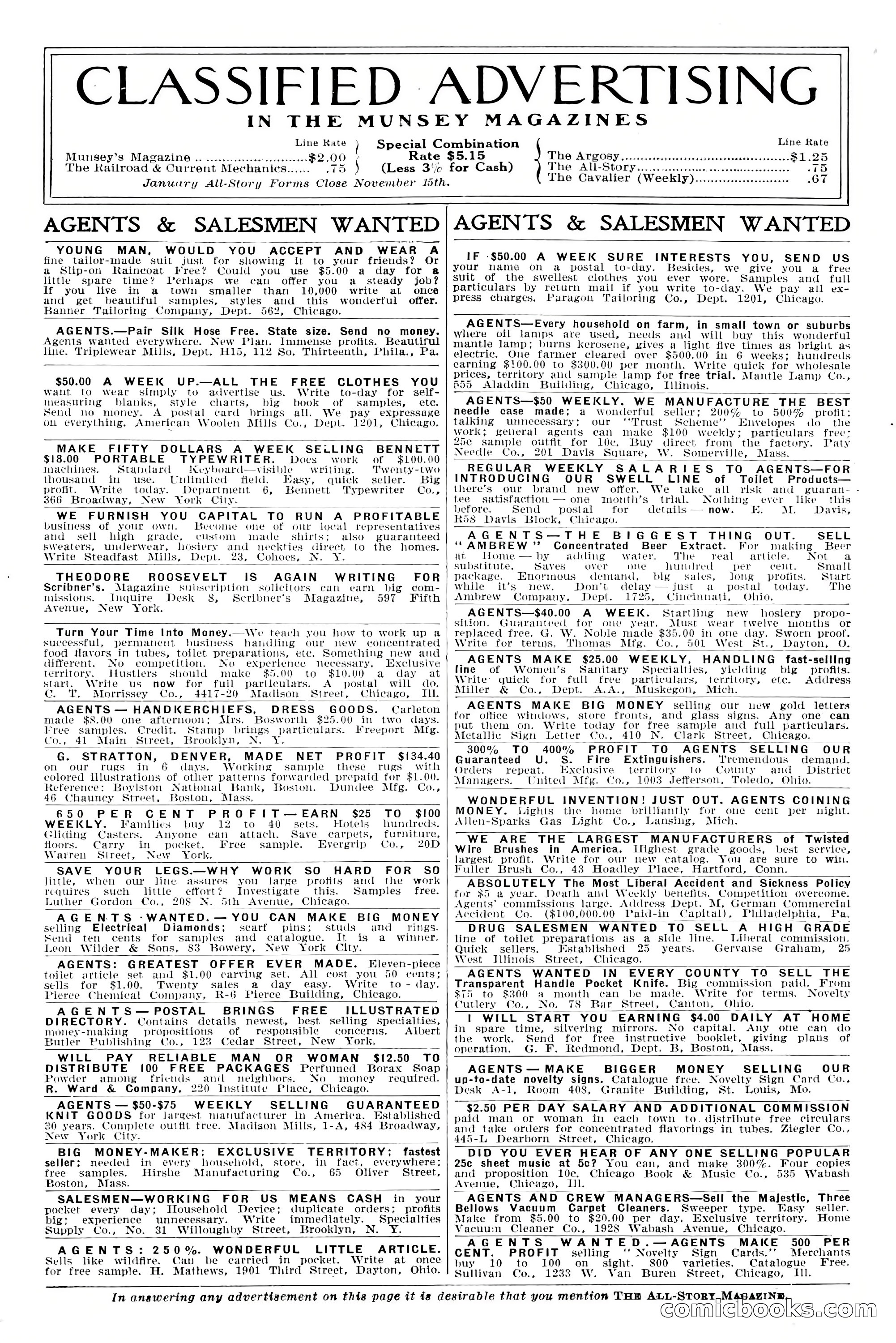 The All-Story Magazine, Dec 1913 — page 6 of 266