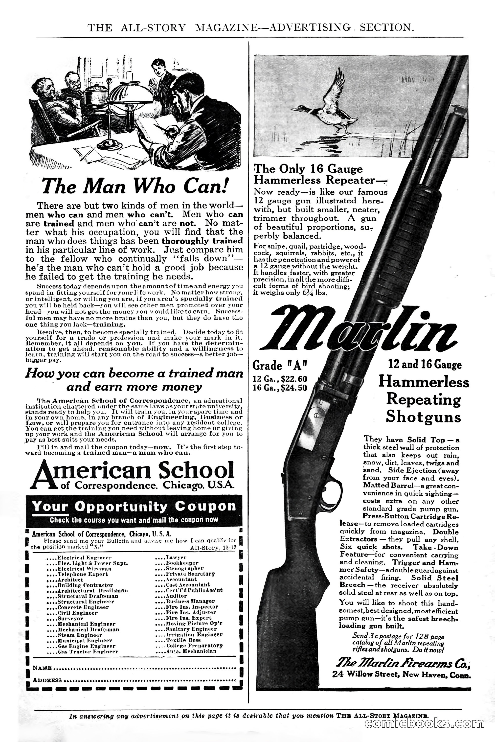 The All-Story Magazine, Dec 1913 — page 10 of 266