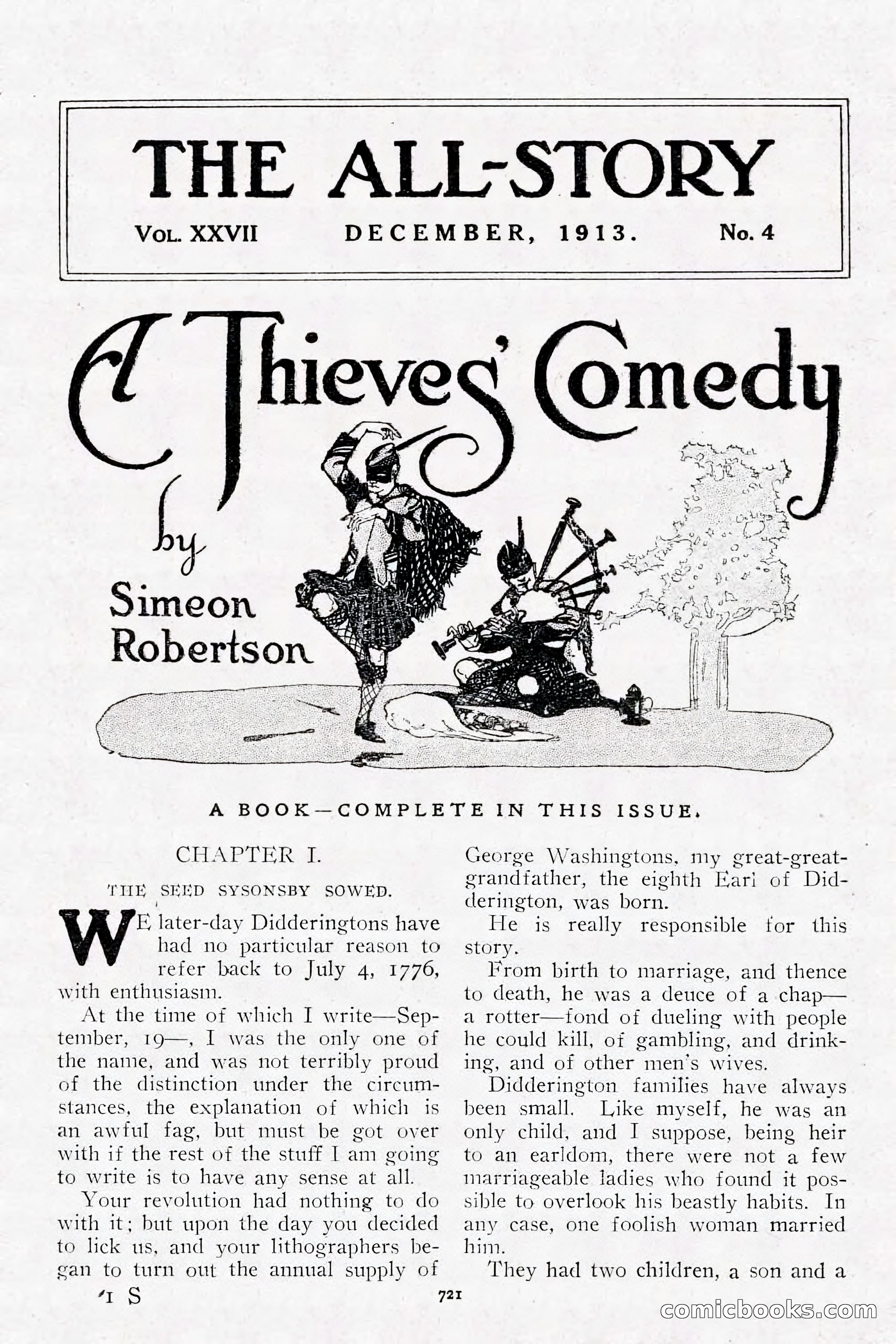 The All-Story Magazine, Dec 1913 — page 11 of 266