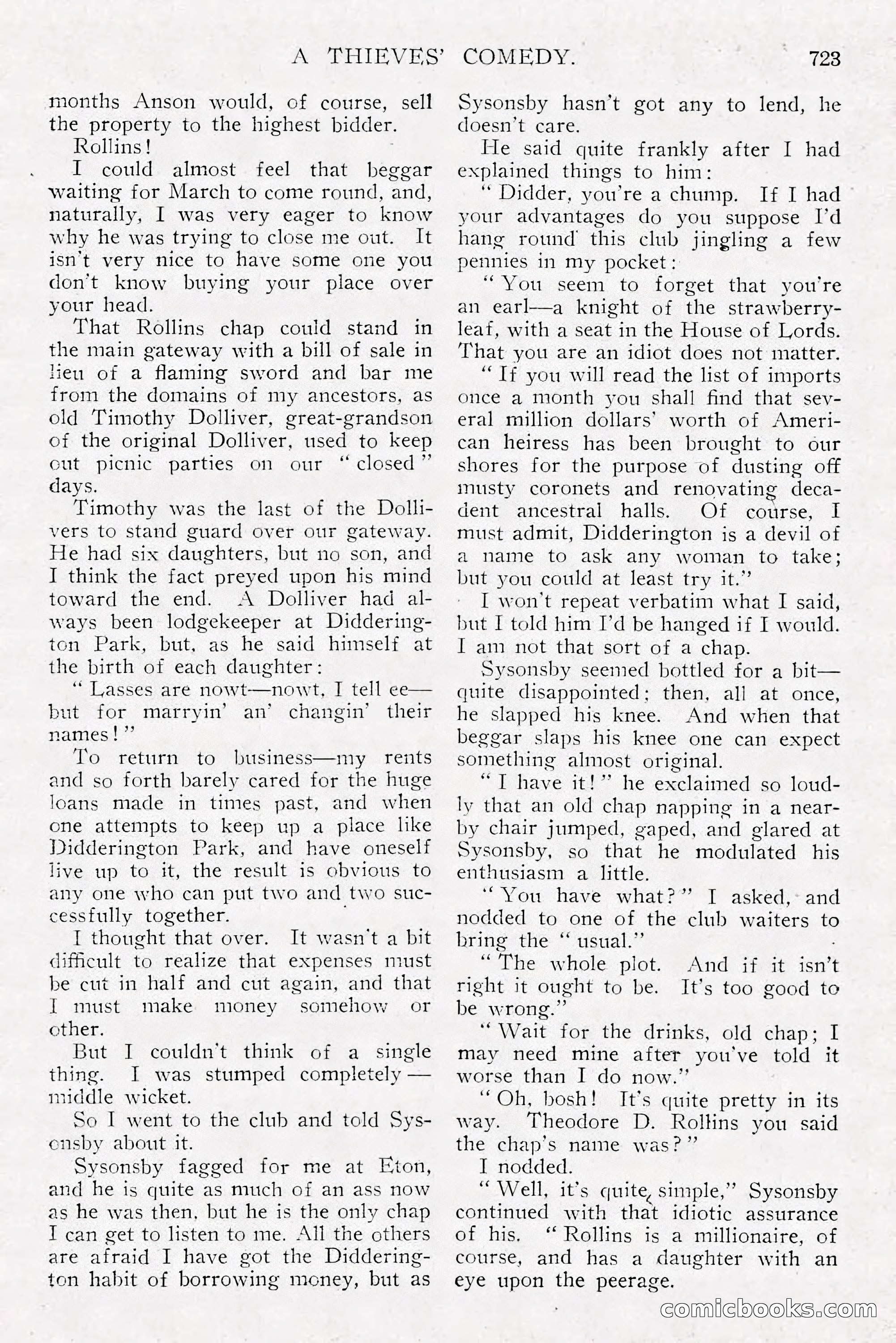 The All-Story Magazine, Dec 1913 — page 13 of 266