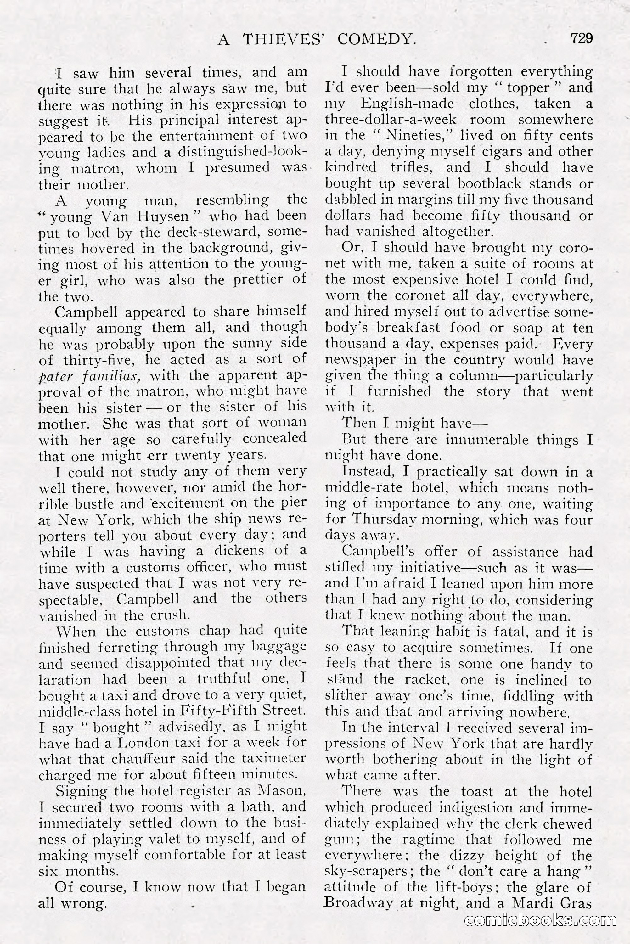 The All-Story Magazine, Dec 1913 — page 19 of 266