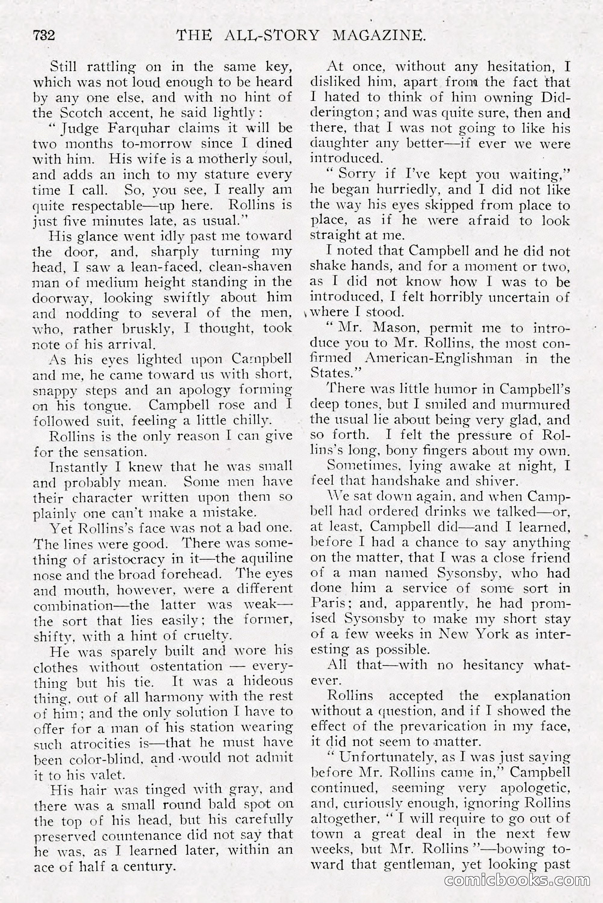 The All-Story Magazine, Dec 1913 — page 22 of 266