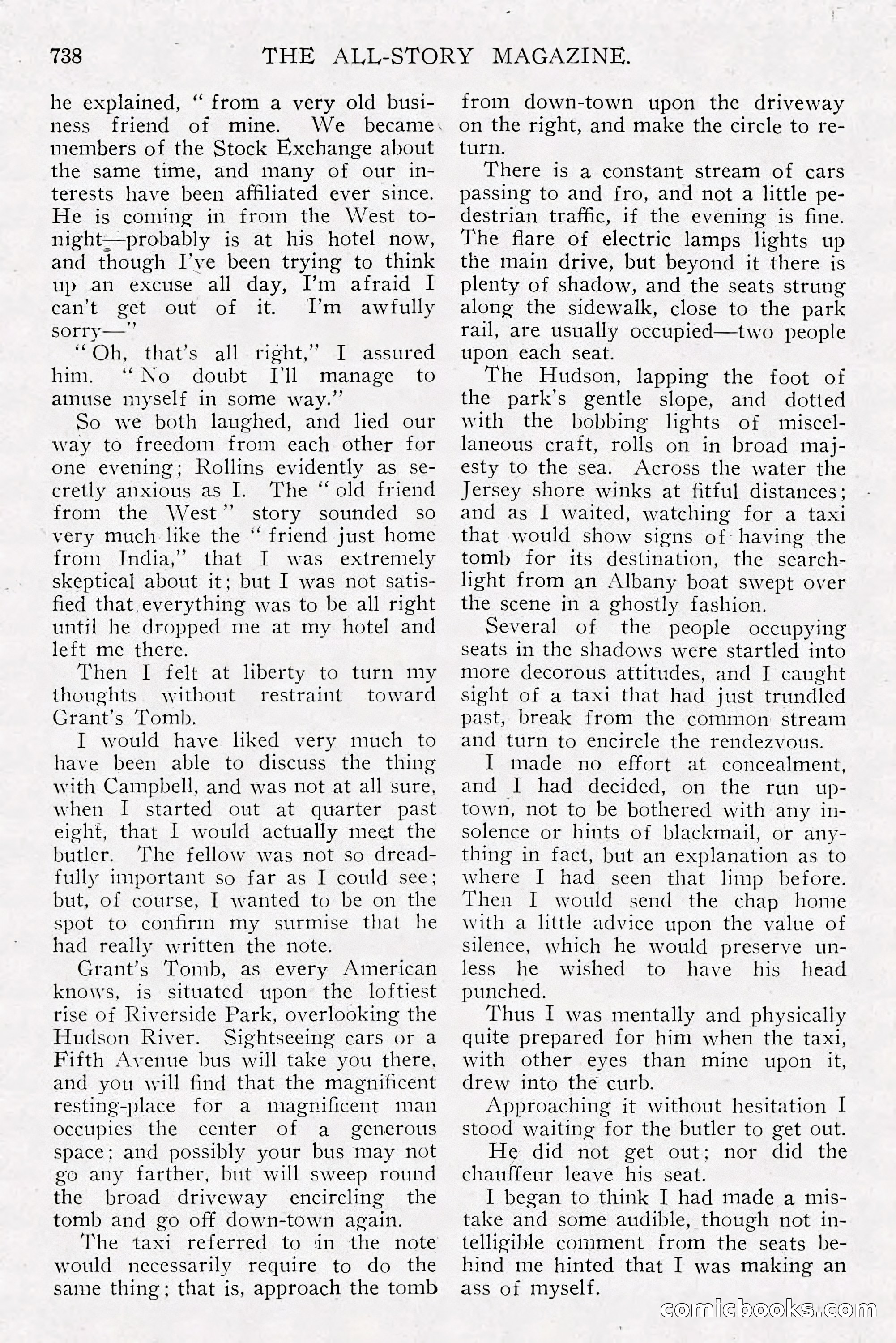 The All-Story Magazine, Dec 1913 — page 28 of 266