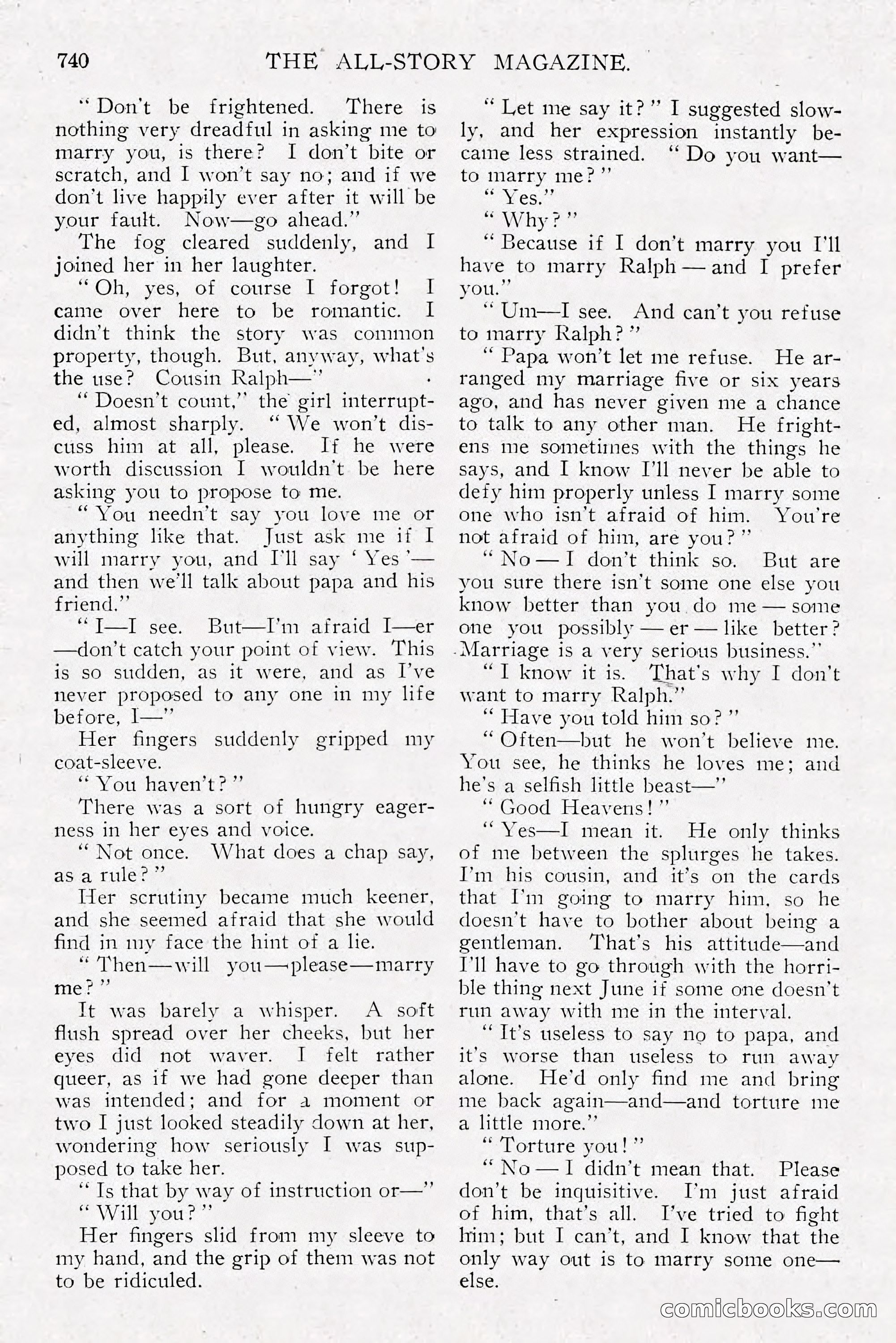 The All-Story Magazine, Dec 1913 — page 30 of 266