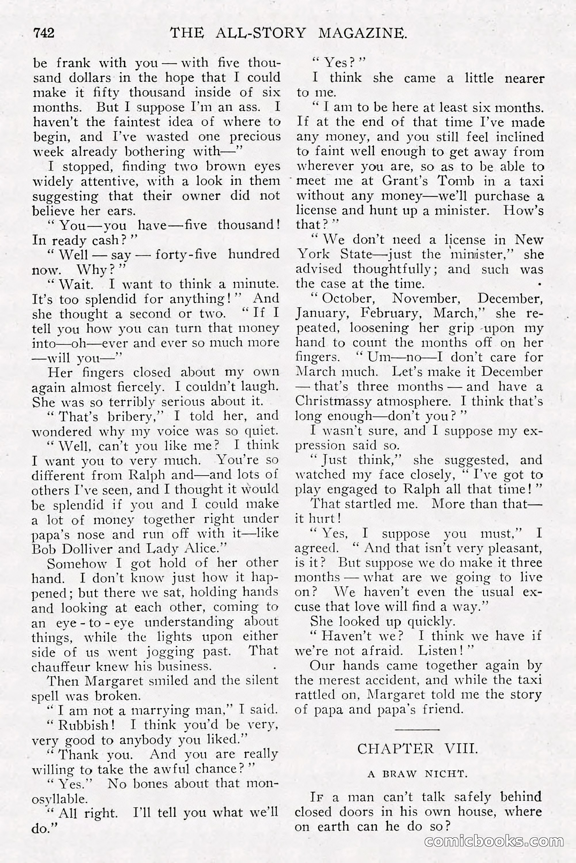 The All-Story Magazine, Dec 1913 — page 32 of 266