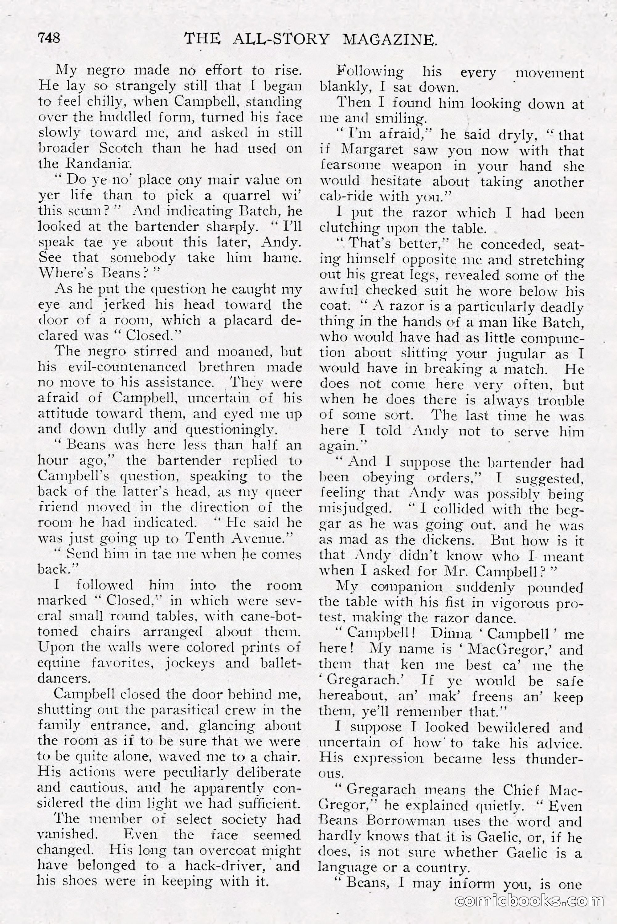 The All-Story Magazine, Dec 1913 — page 38 of 266