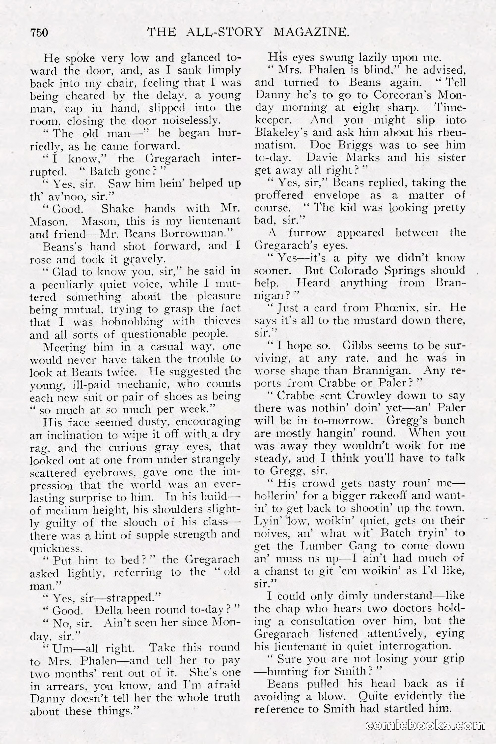 The All-Story Magazine, Dec 1913 — page 40 of 266