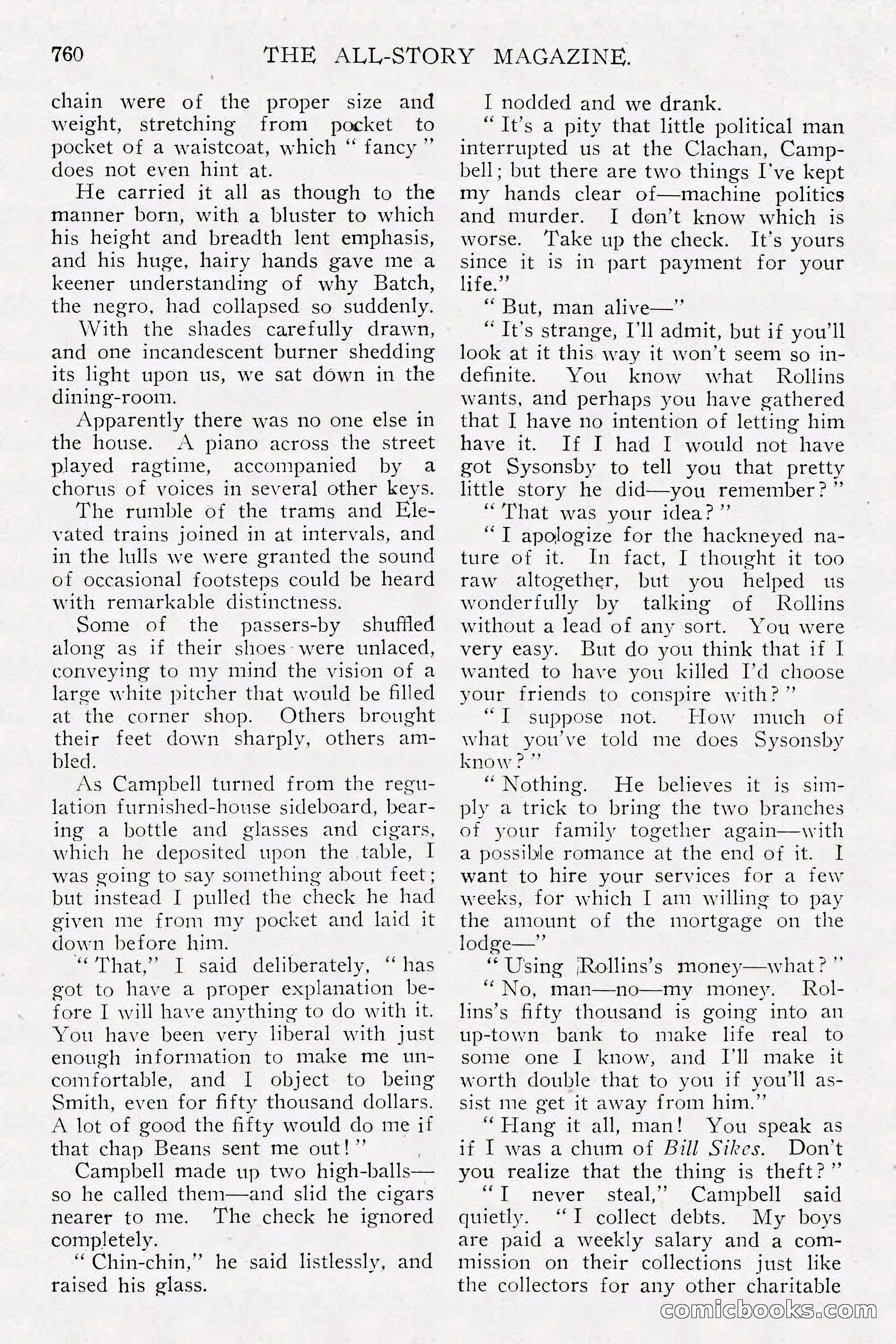 The All-Story Magazine, Dec 1913 — page 50 of 266