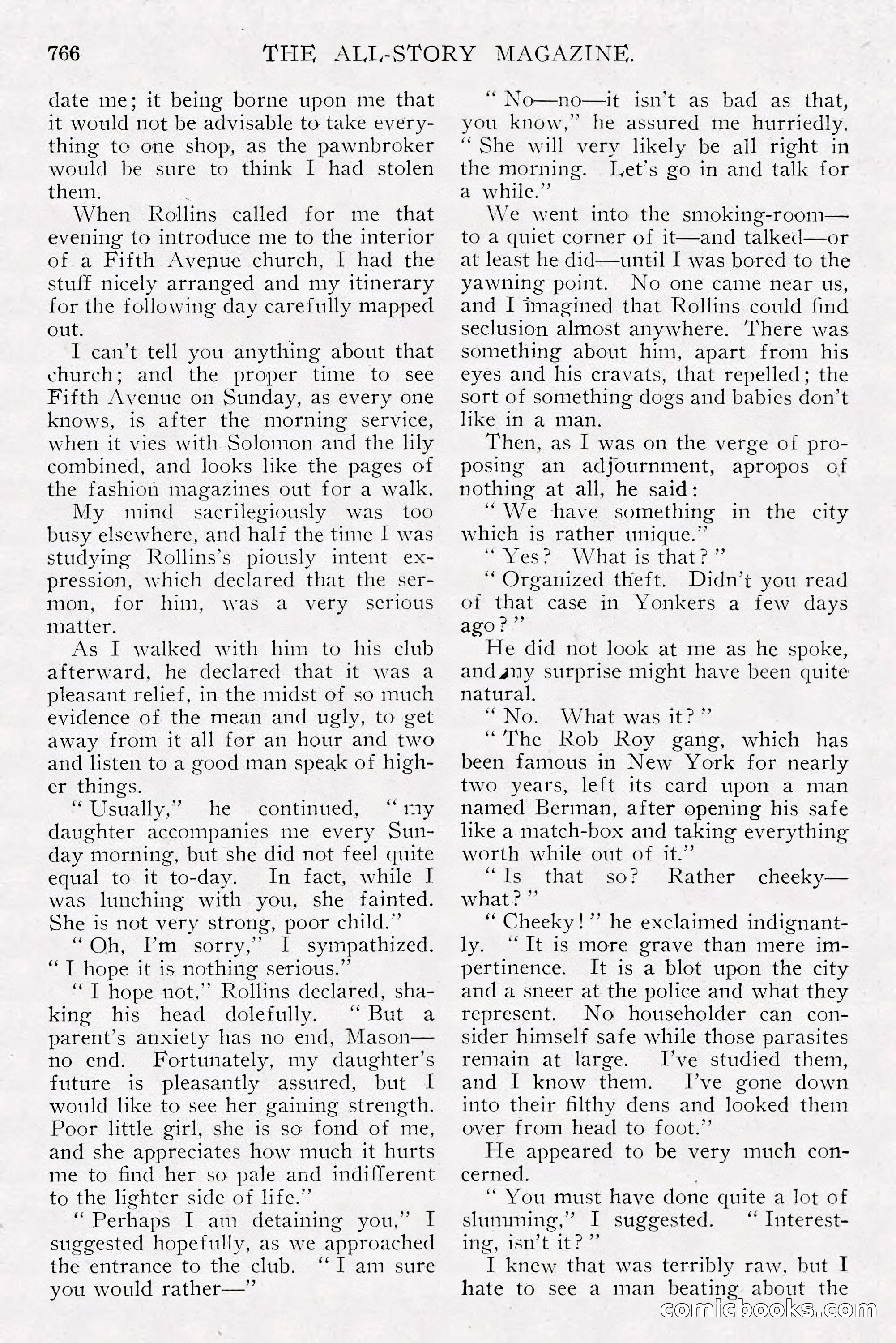 The All-Story Magazine, Dec 1913 — page 56 of 266