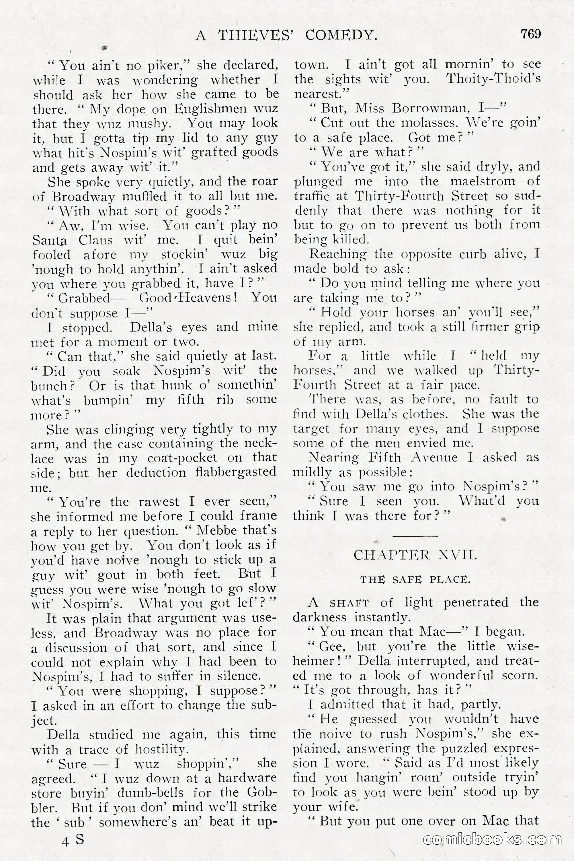 The All-Story Magazine, Dec 1913 — page 59 of 266