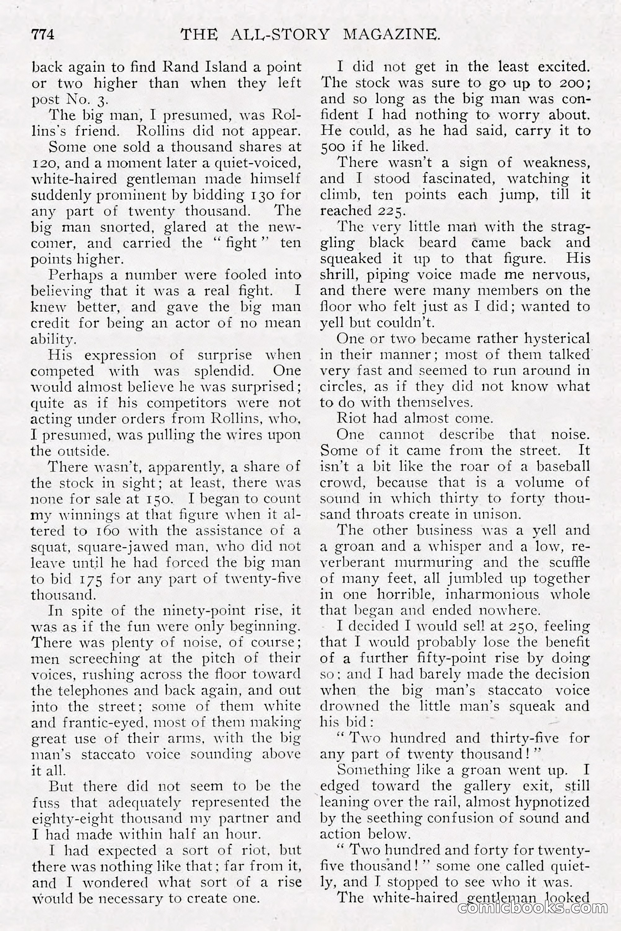 The All-Story Magazine, Dec 1913 — page 64 of 266
