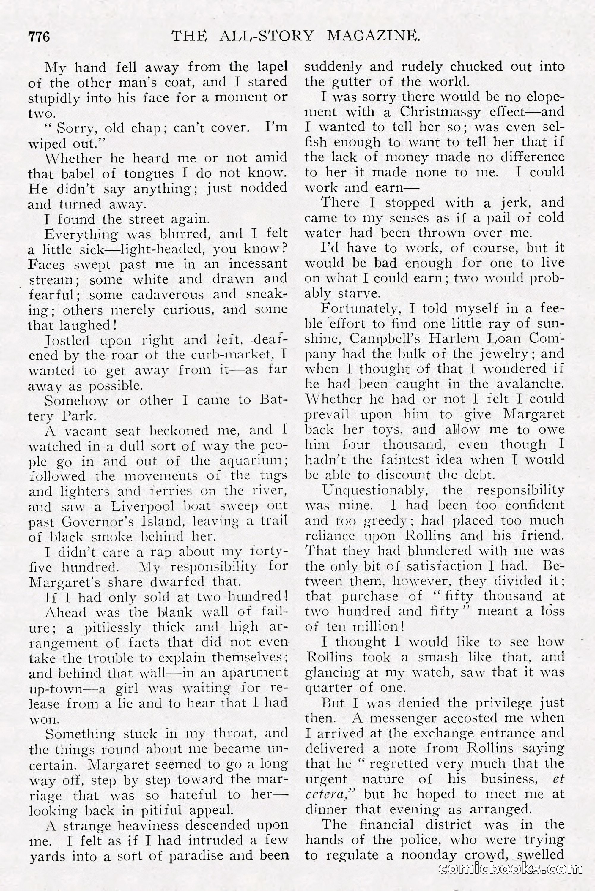 The All-Story Magazine, Dec 1913 — page 66 of 266