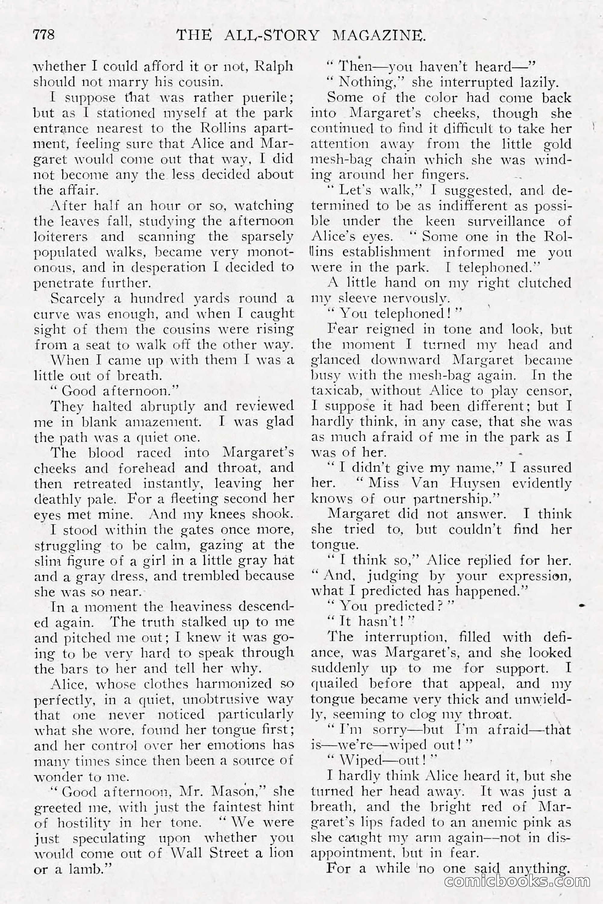 The All-Story Magazine, Dec 1913 — page 68 of 266