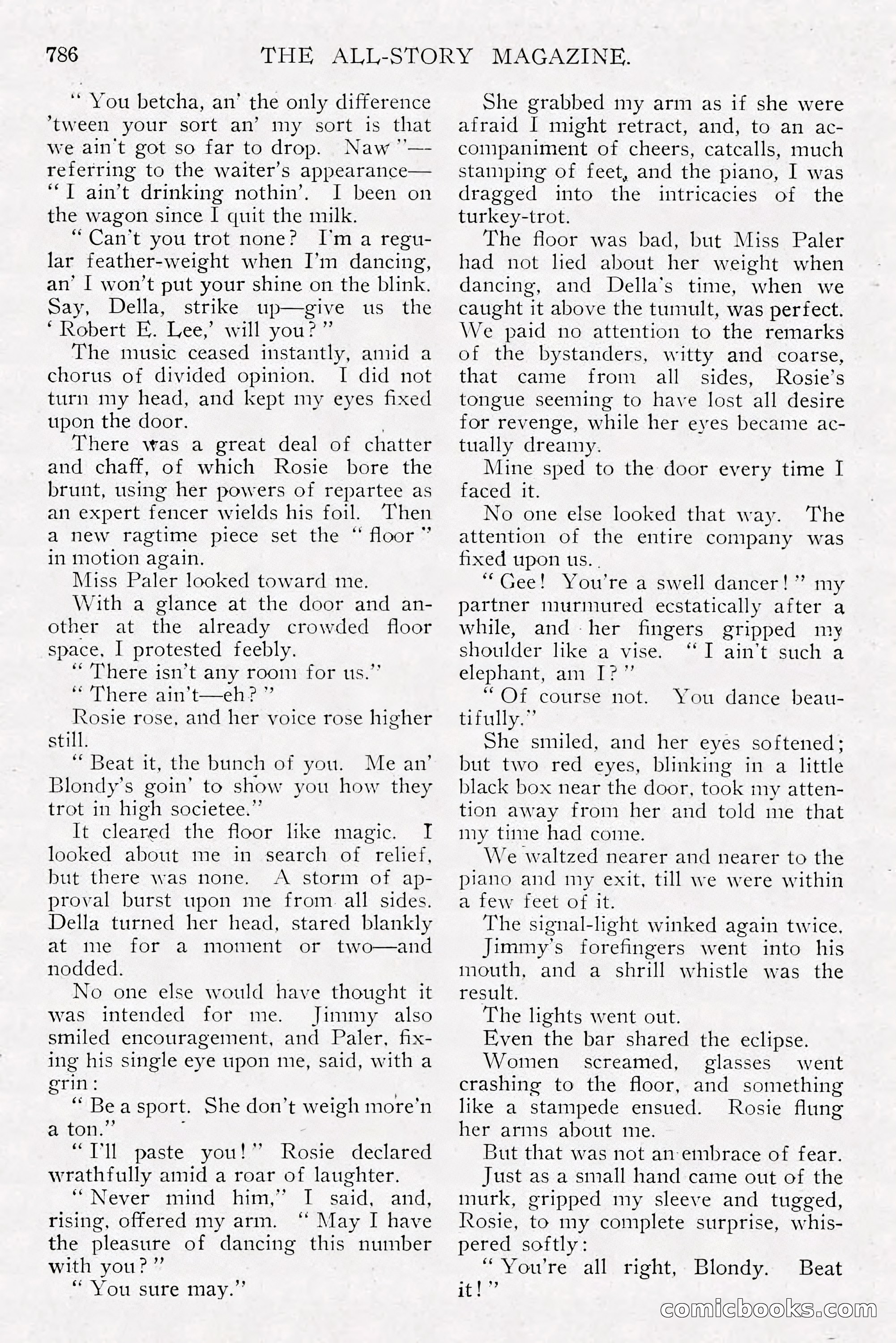 The All-Story Magazine, Dec 1913 — page 76 of 266