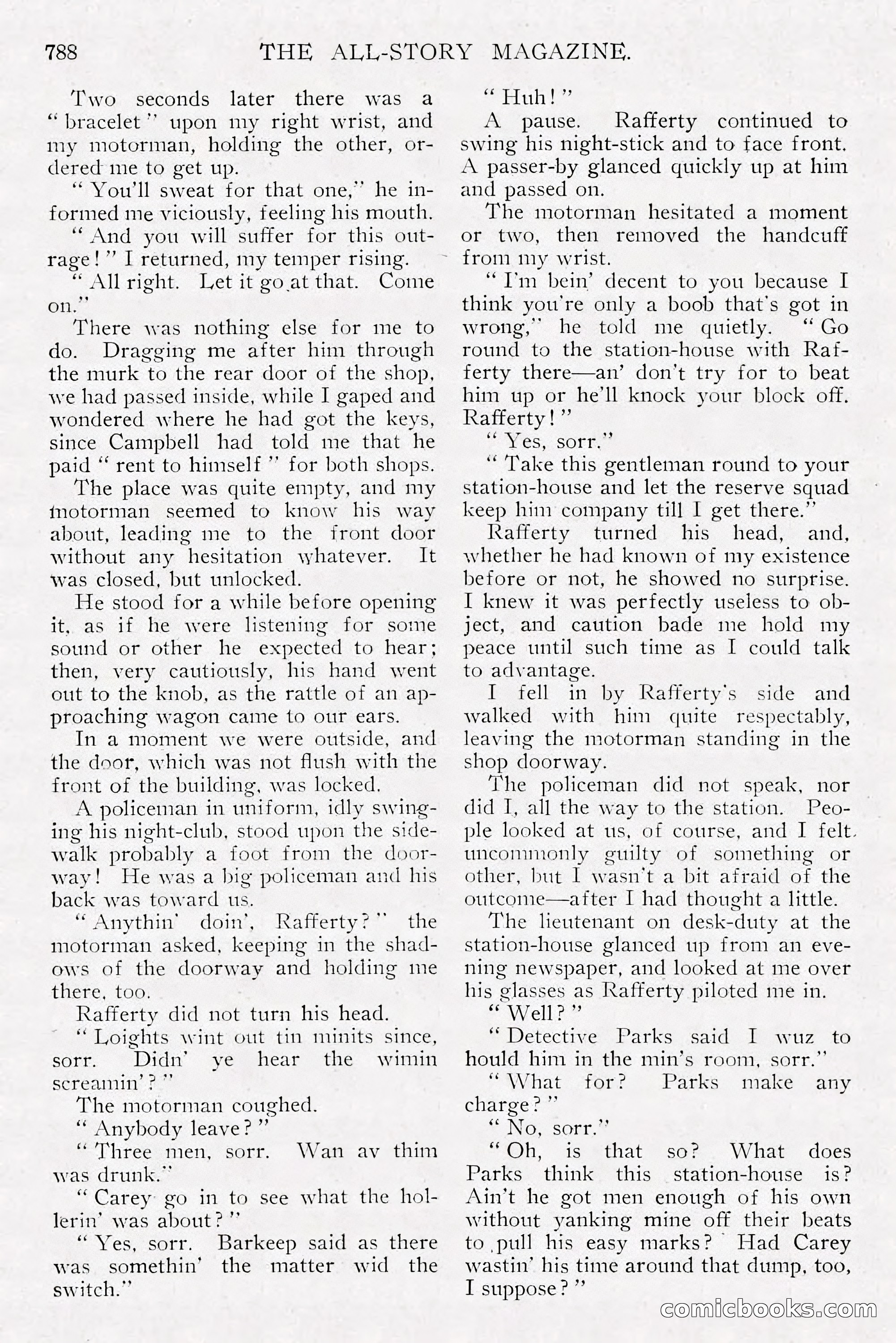The All-Story Magazine, Dec 1913 — page 78 of 266