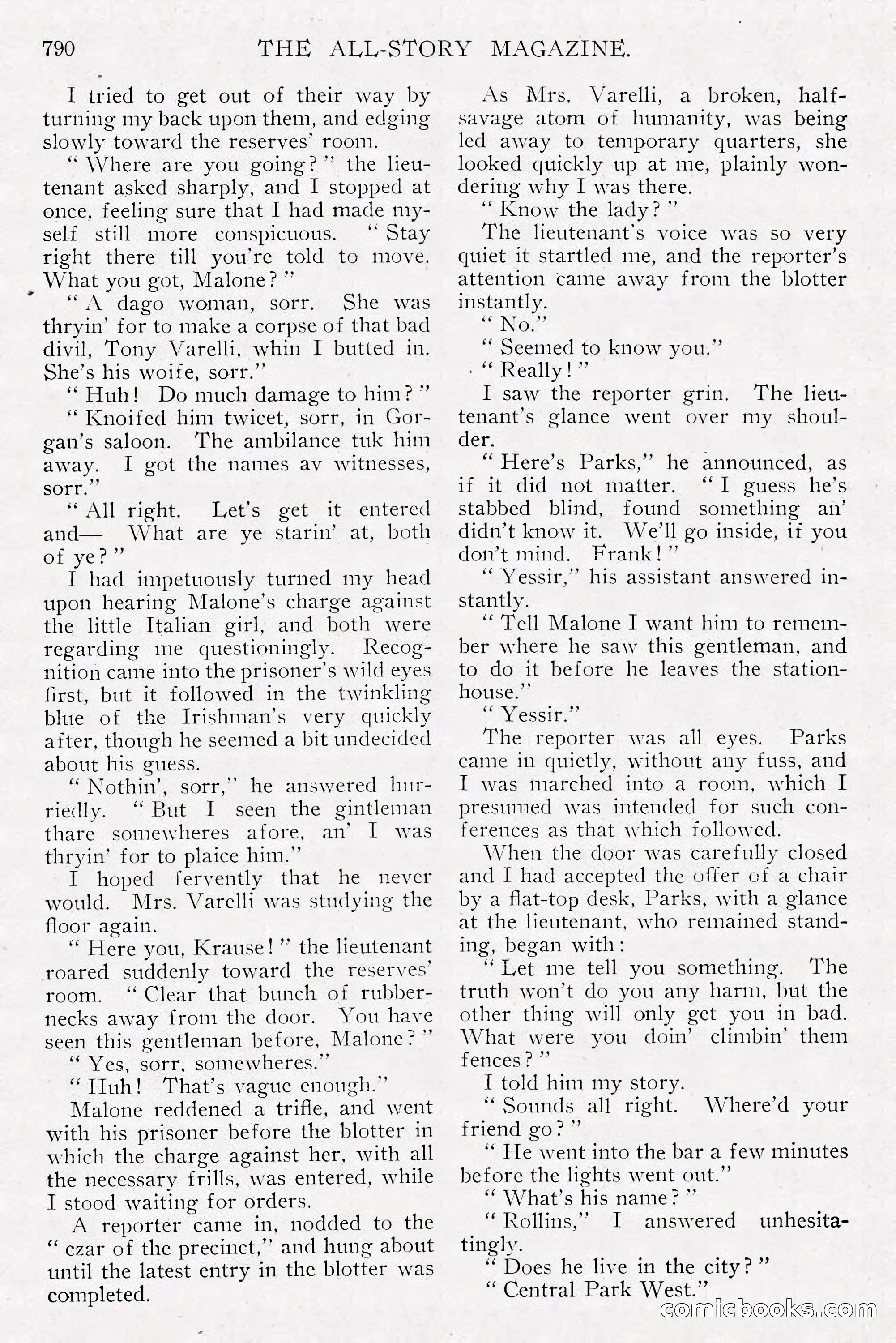 The All-Story Magazine, Dec 1913 — page 80 of 266
