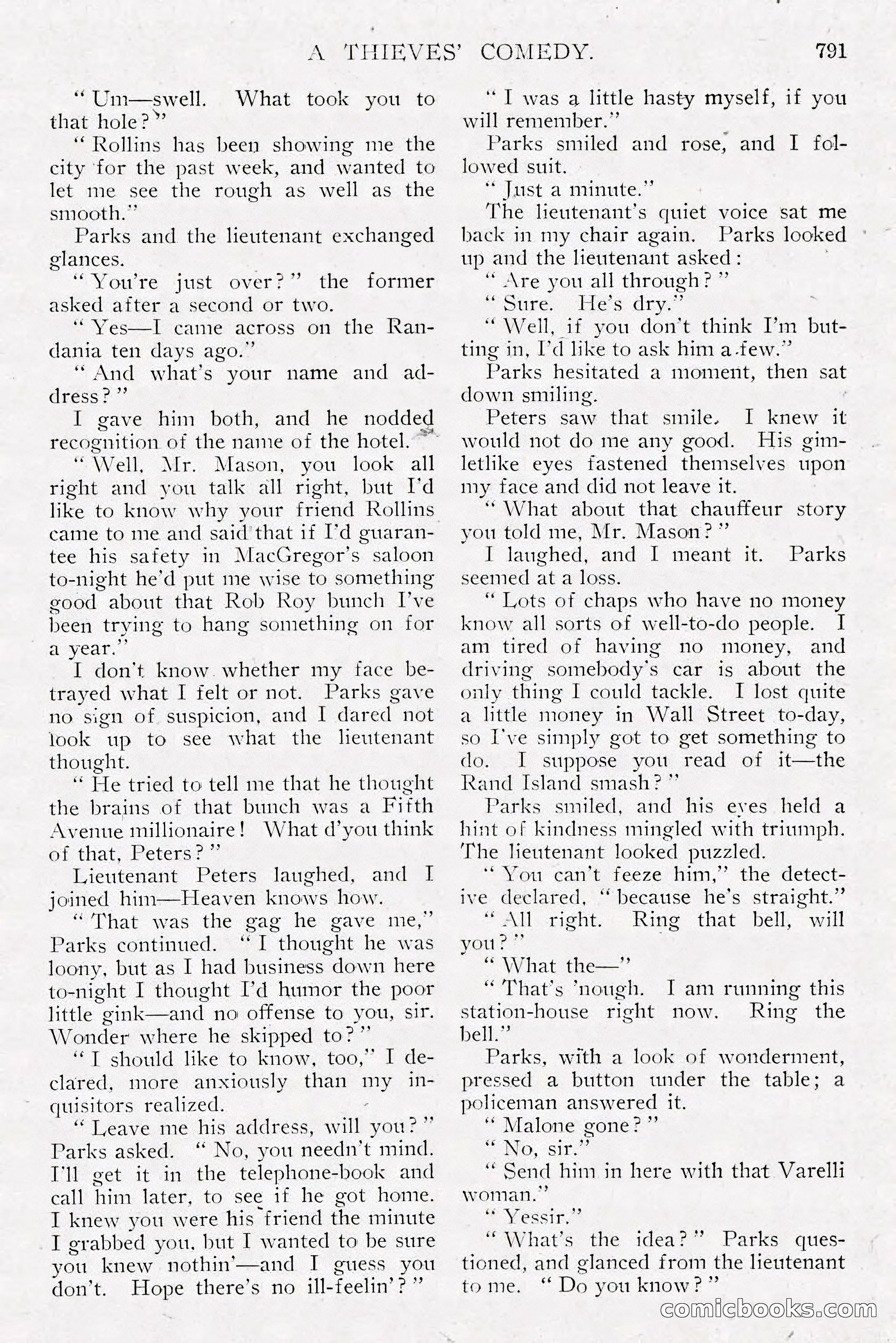 The All-Story Magazine, Dec 1913 — page 81 of 266
