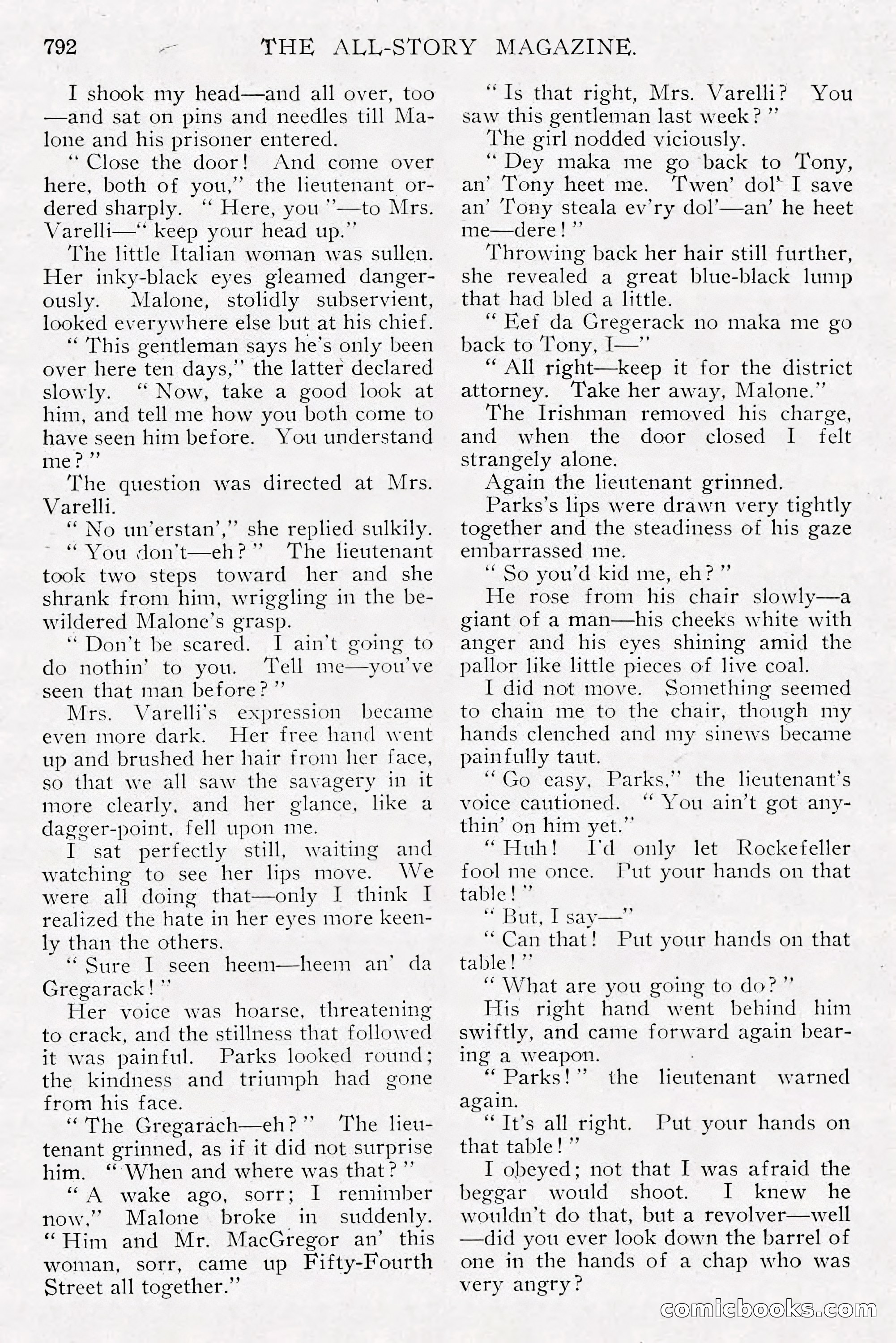 The All-Story Magazine, Dec 1913 — page 82 of 266