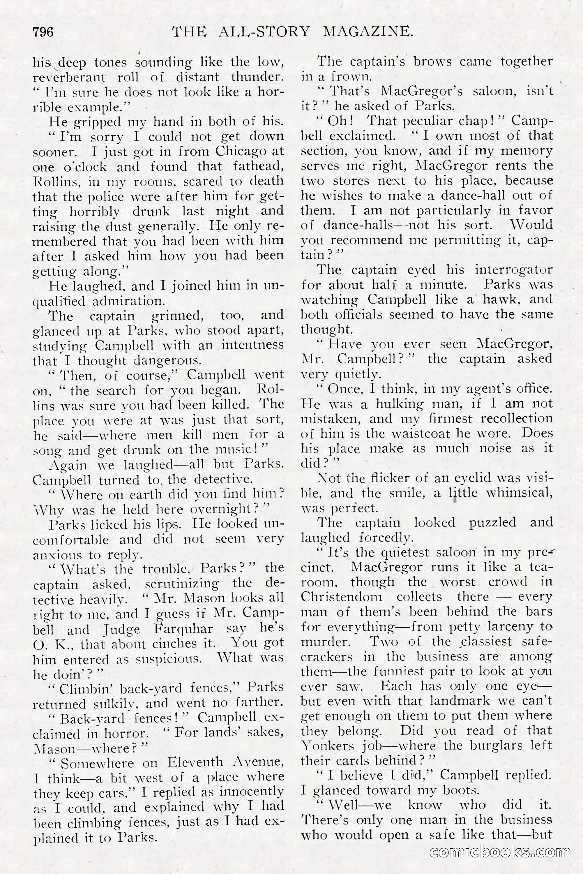 The All-Story Magazine, Dec 1913 — page 86 of 266