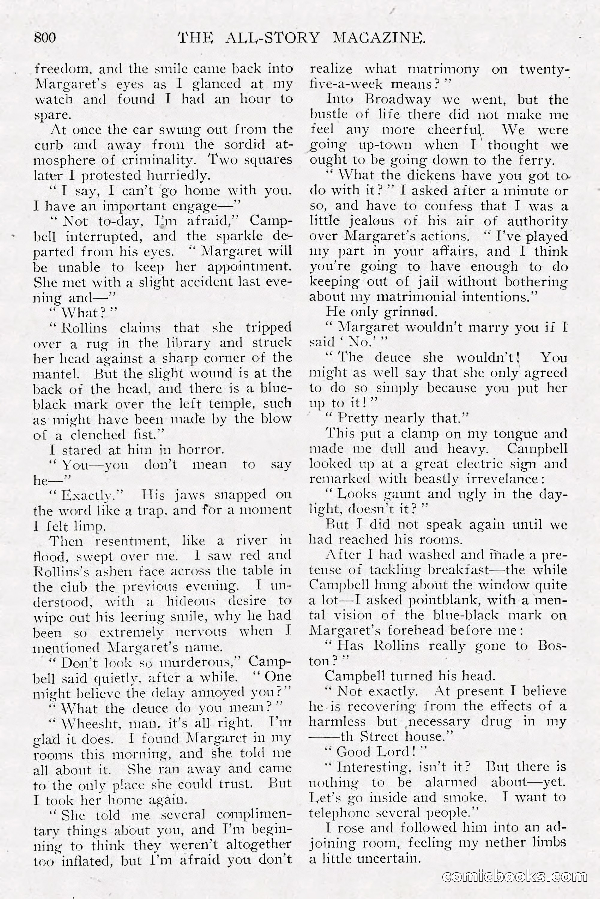 The All-Story Magazine, Dec 1913 — page 90 of 266