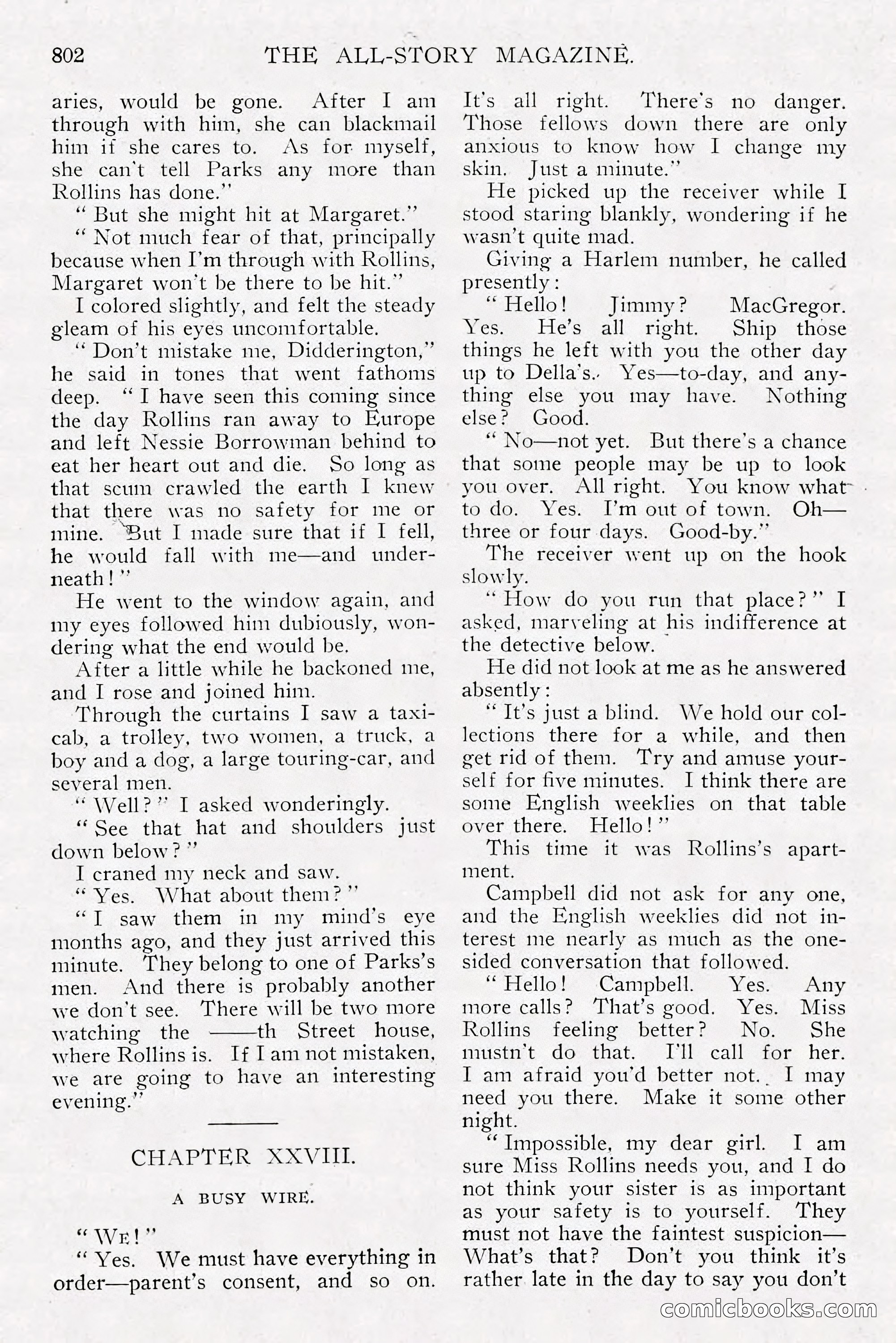 The All-Story Magazine, Dec 1913 — page 92 of 266