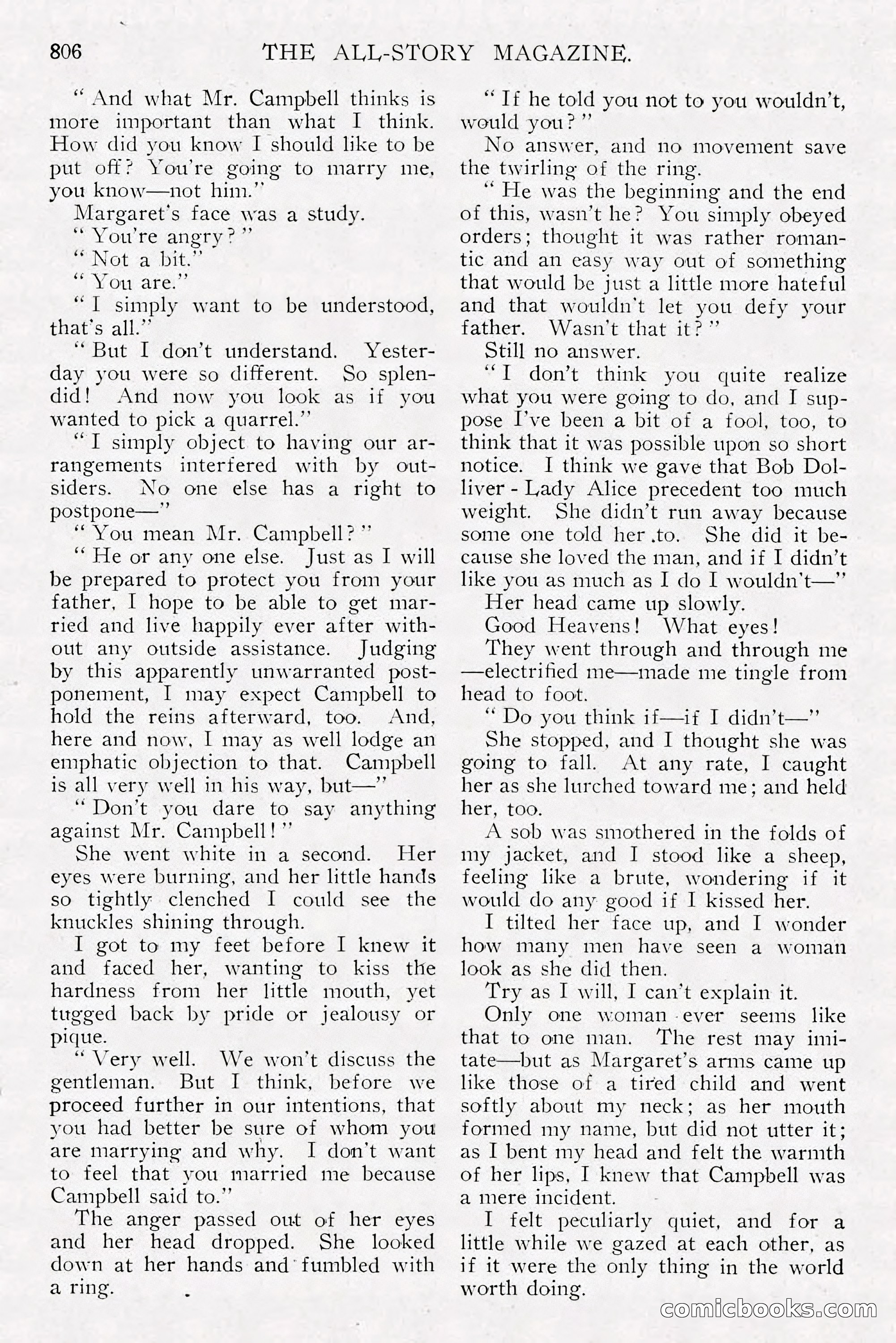 The All-Story Magazine, Dec 1913 — page 96 of 266