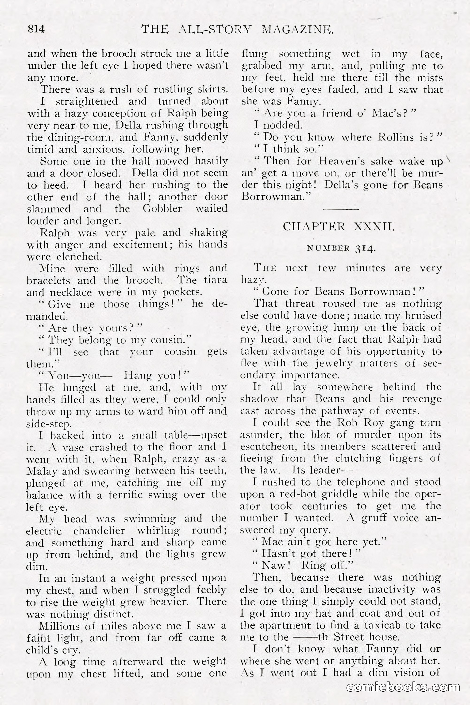 The All-Story Magazine, Dec 1913 — page 104 of 266