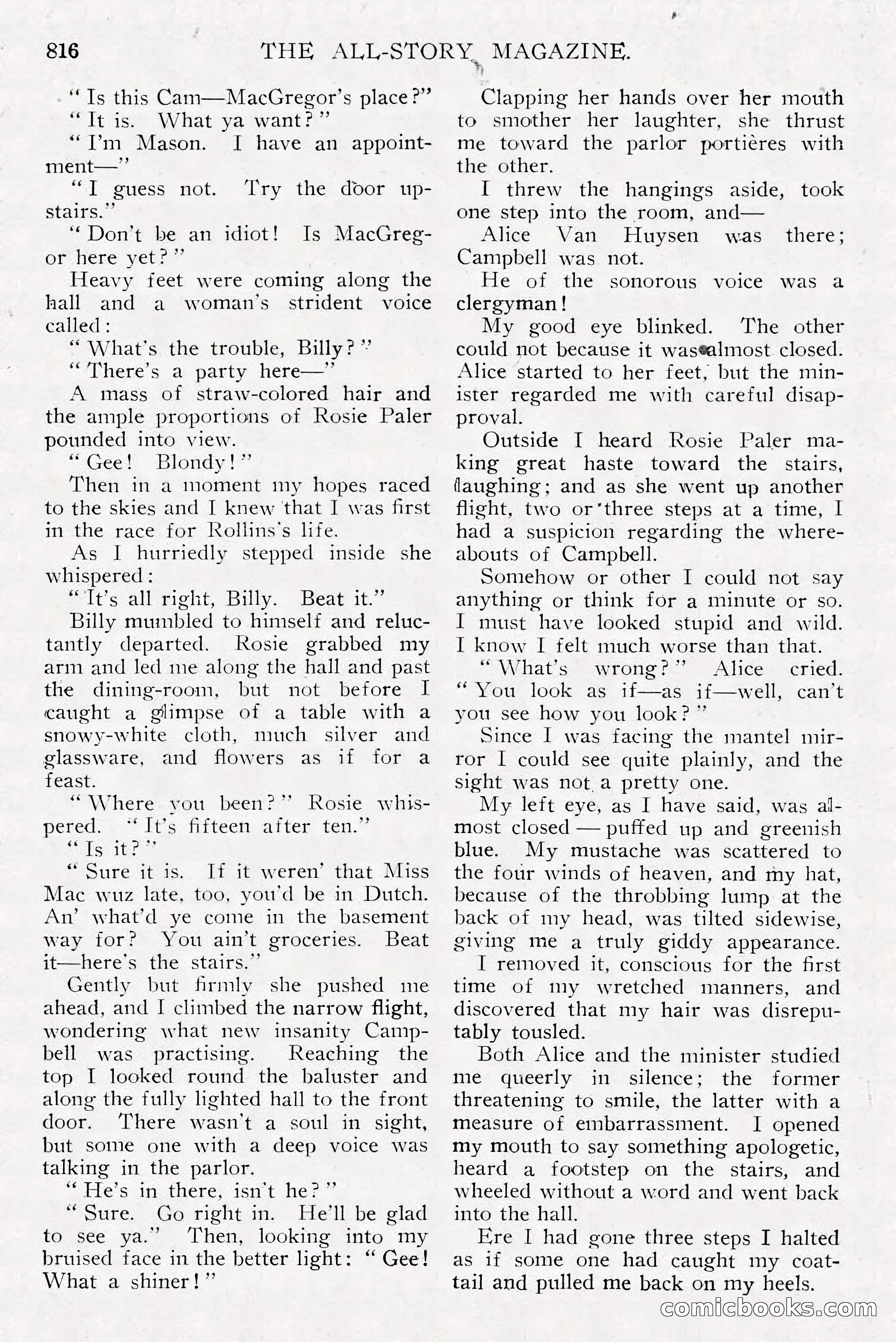 The All-Story Magazine, Dec 1913 — page 106 of 266