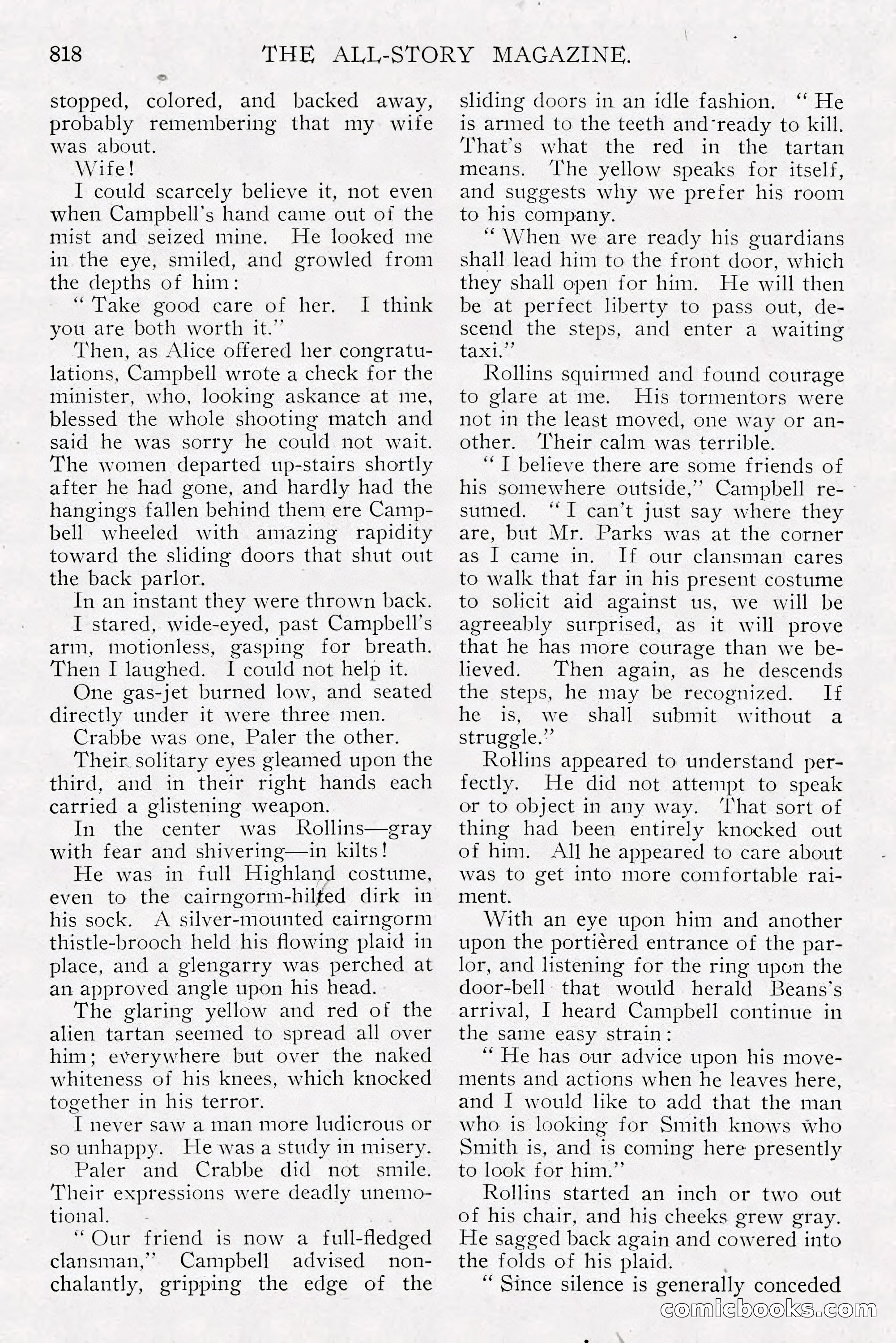 The All-Story Magazine, Dec 1913 — page 108 of 266