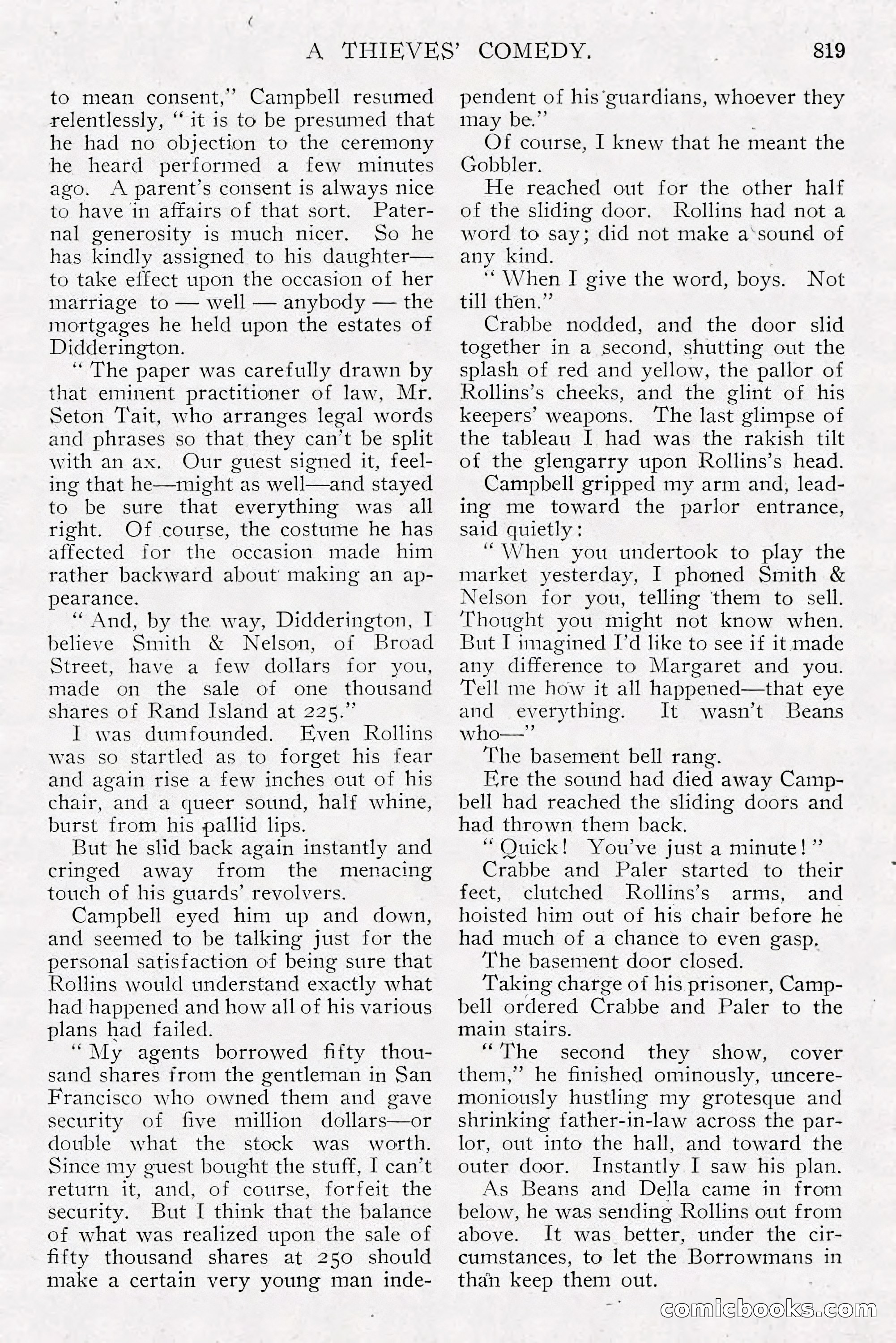The All-Story Magazine, Dec 1913 — page 109 of 266