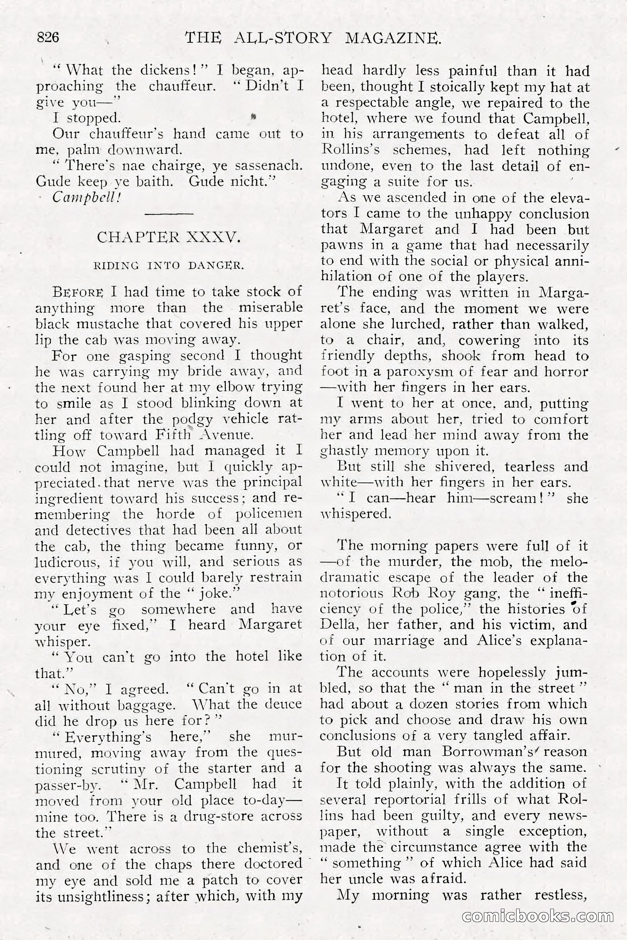 The All-Story Magazine, Dec 1913 — page 116 of 266