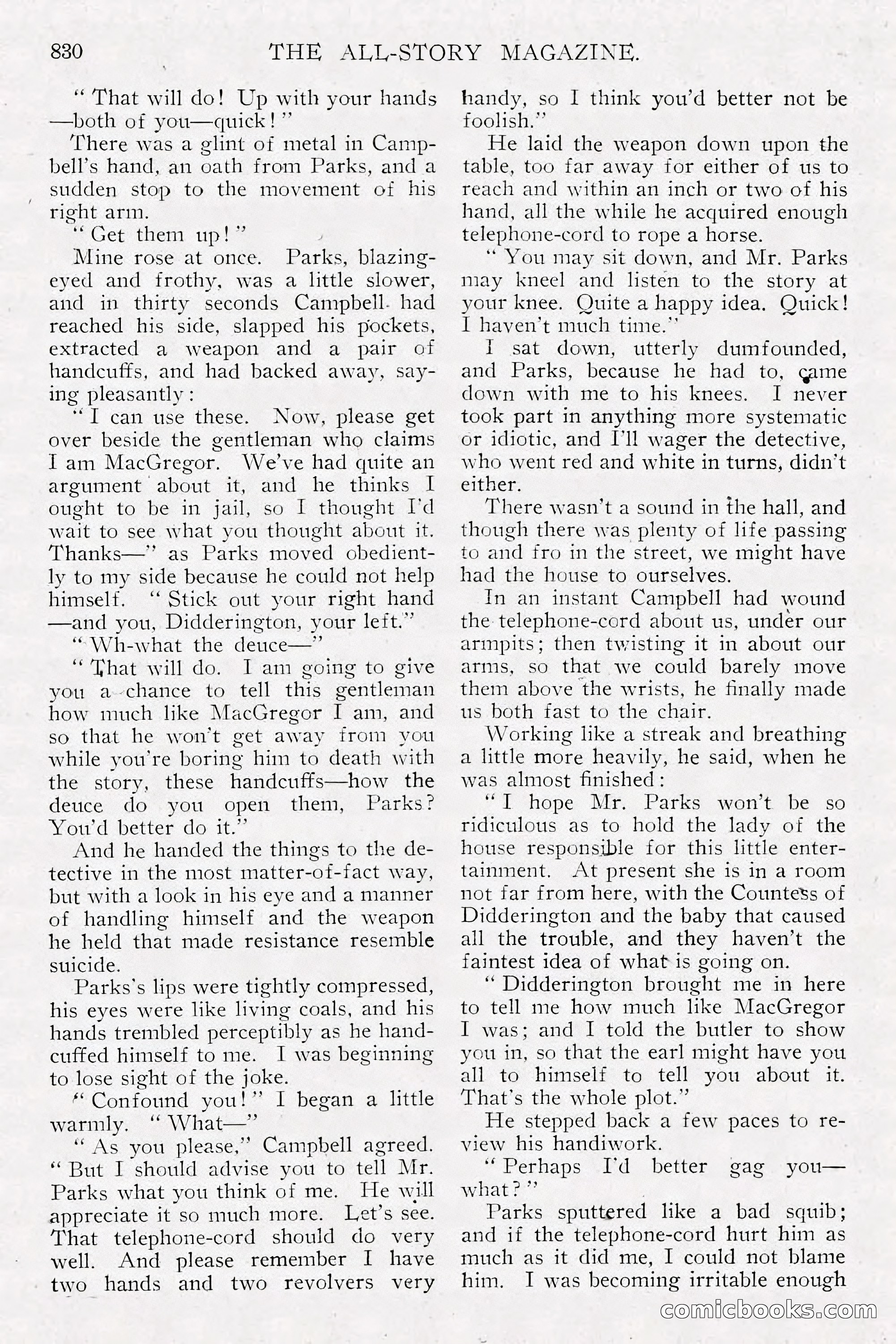 The All-Story Magazine, Dec 1913 — page 120 of 266