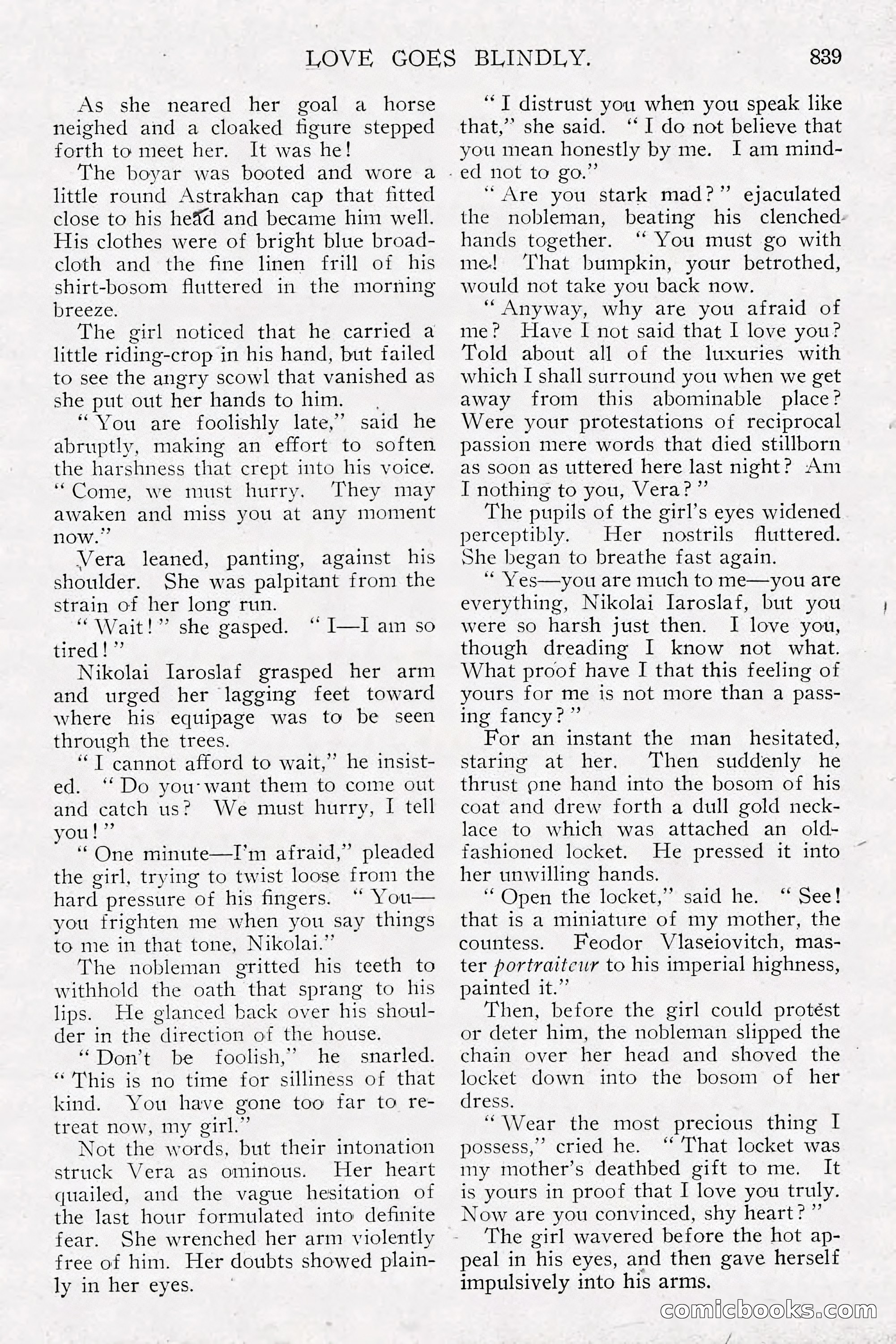 The All-Story Magazine, Dec 1913 — page 129 of 266