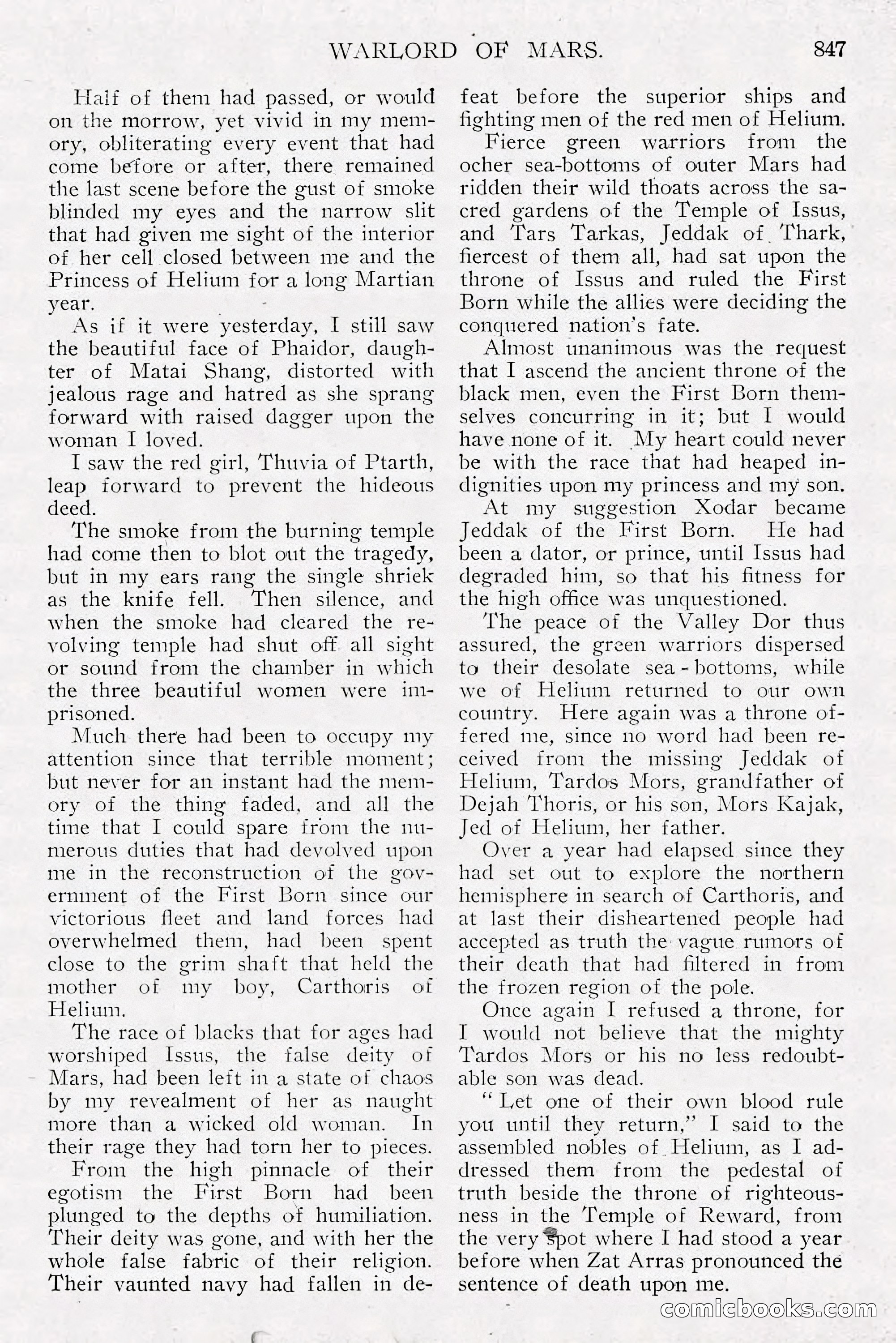 The All-Story Magazine, Dec 1913 — page 137 of 266