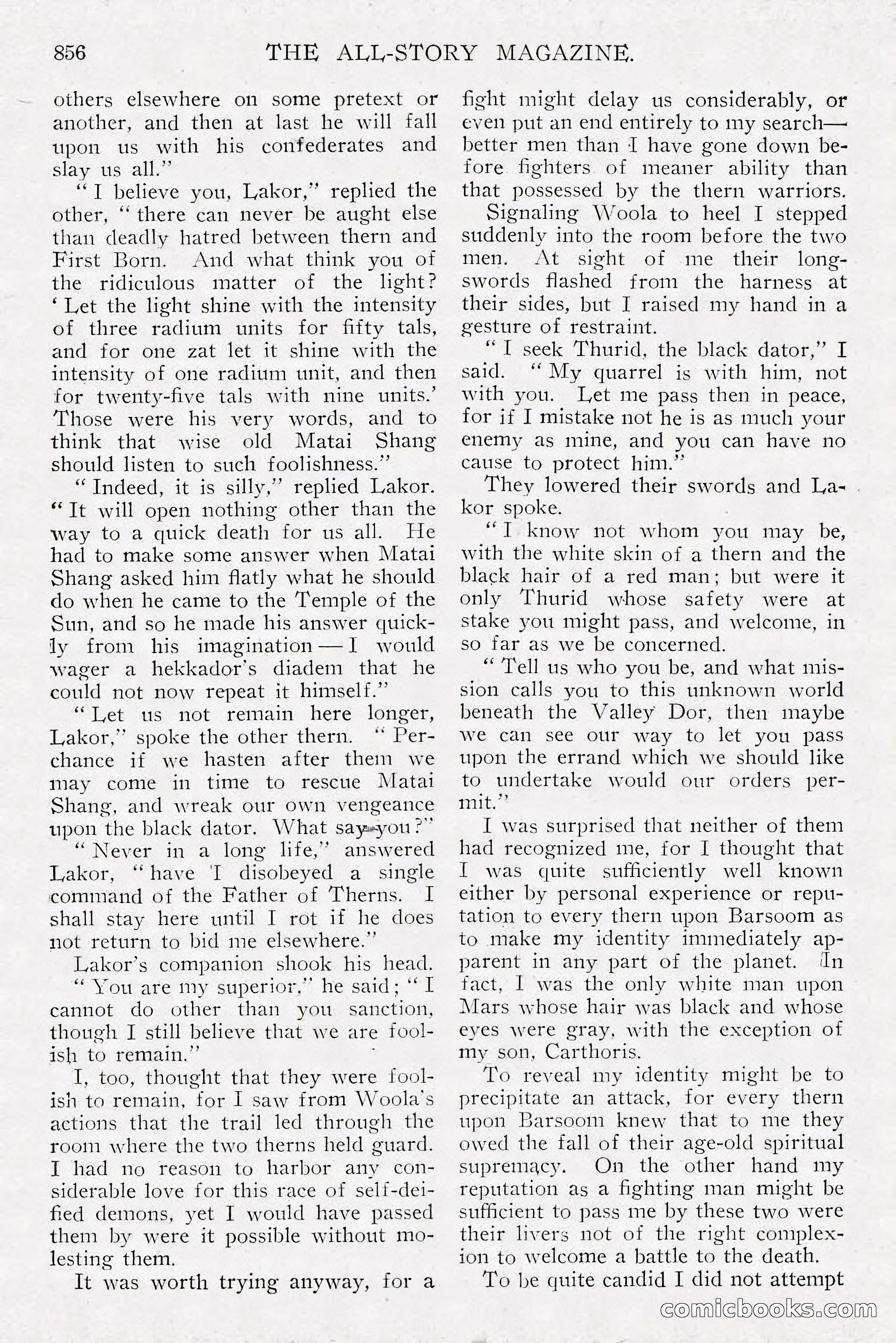 The All-Story Magazine, Dec 1913 — page 146 of 266