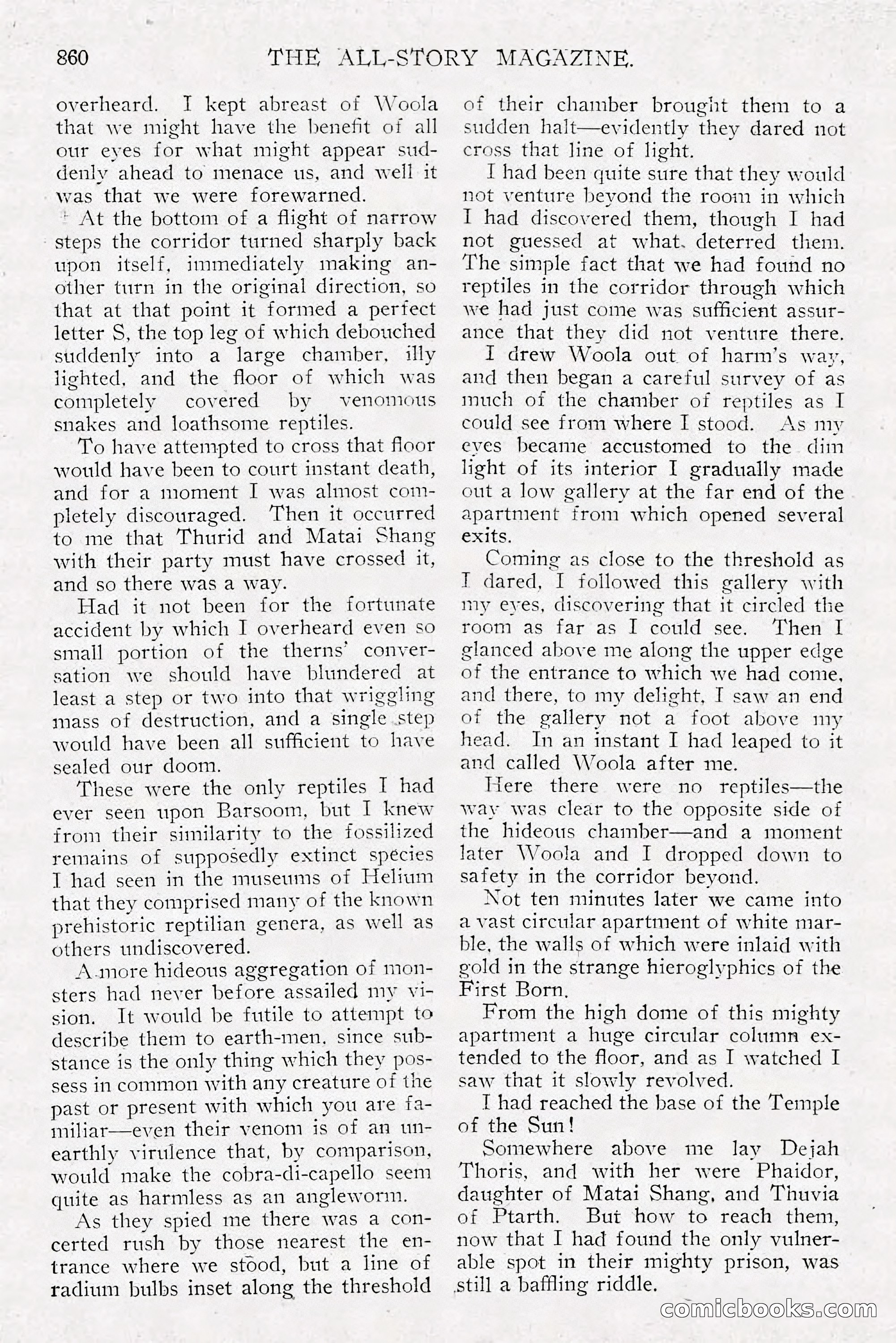 The All-Story Magazine, Dec 1913 — page 150 of 266