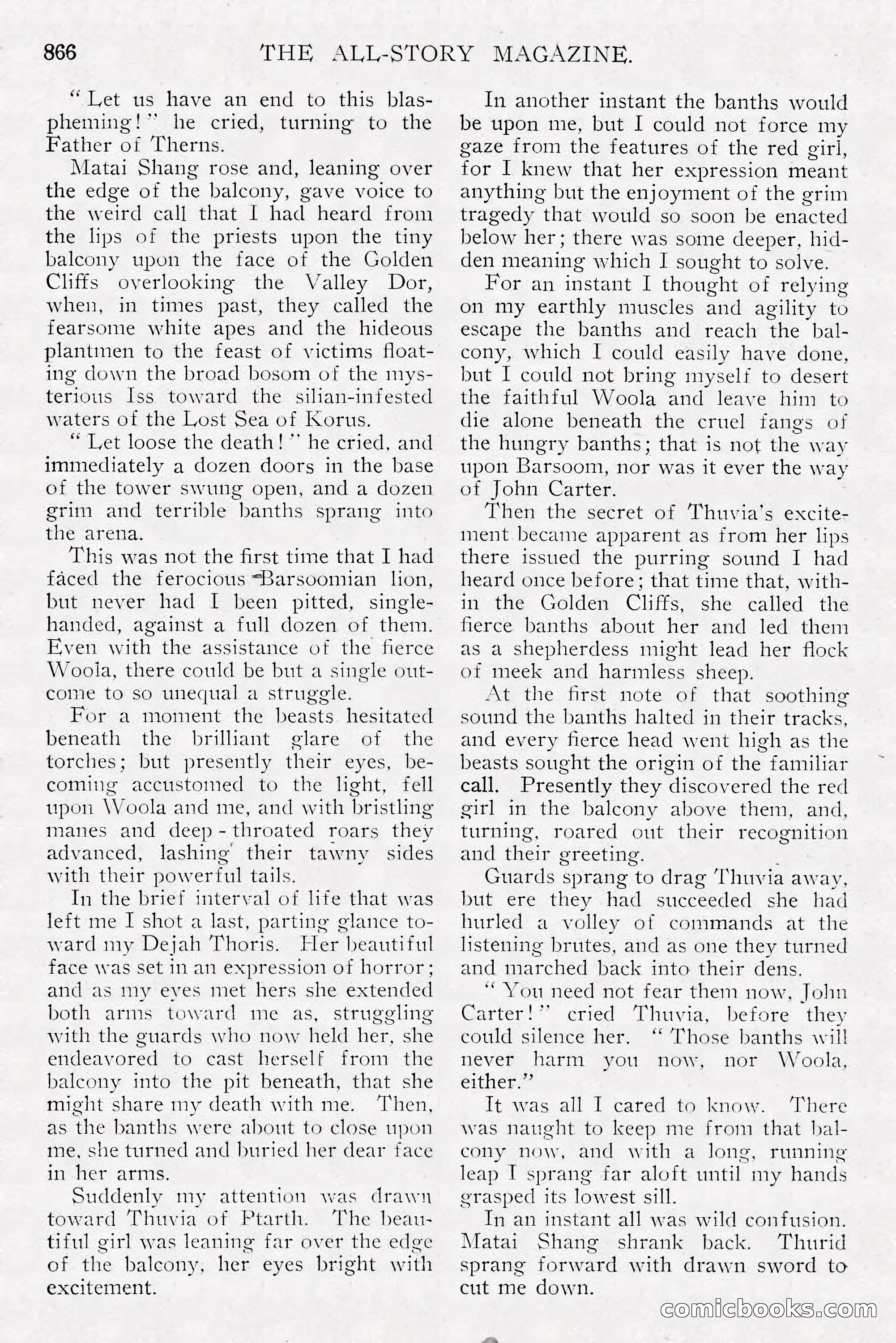 The All-Story Magazine, Dec 1913 — page 156 of 266