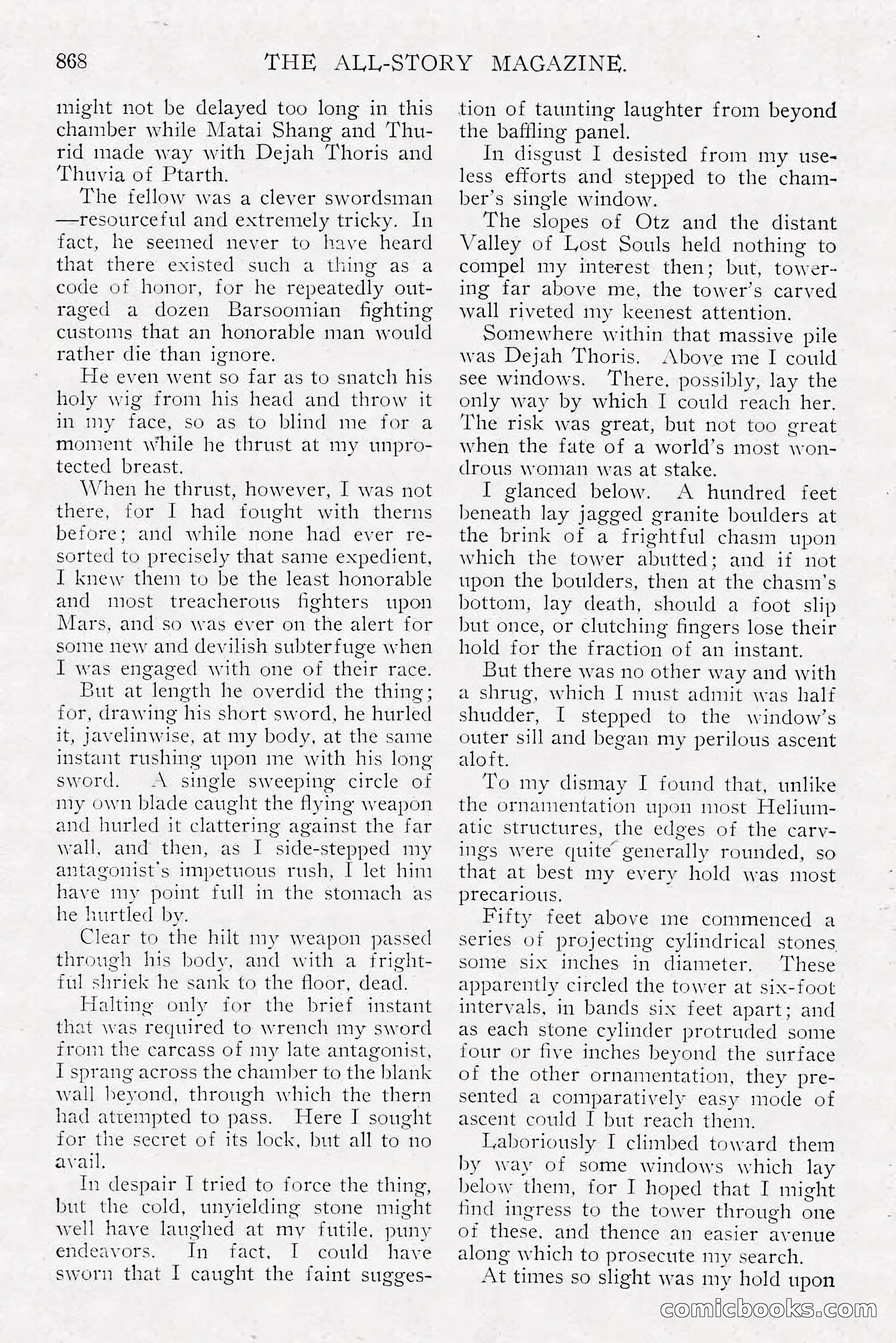 The All-Story Magazine, Dec 1913 — page 158 of 266