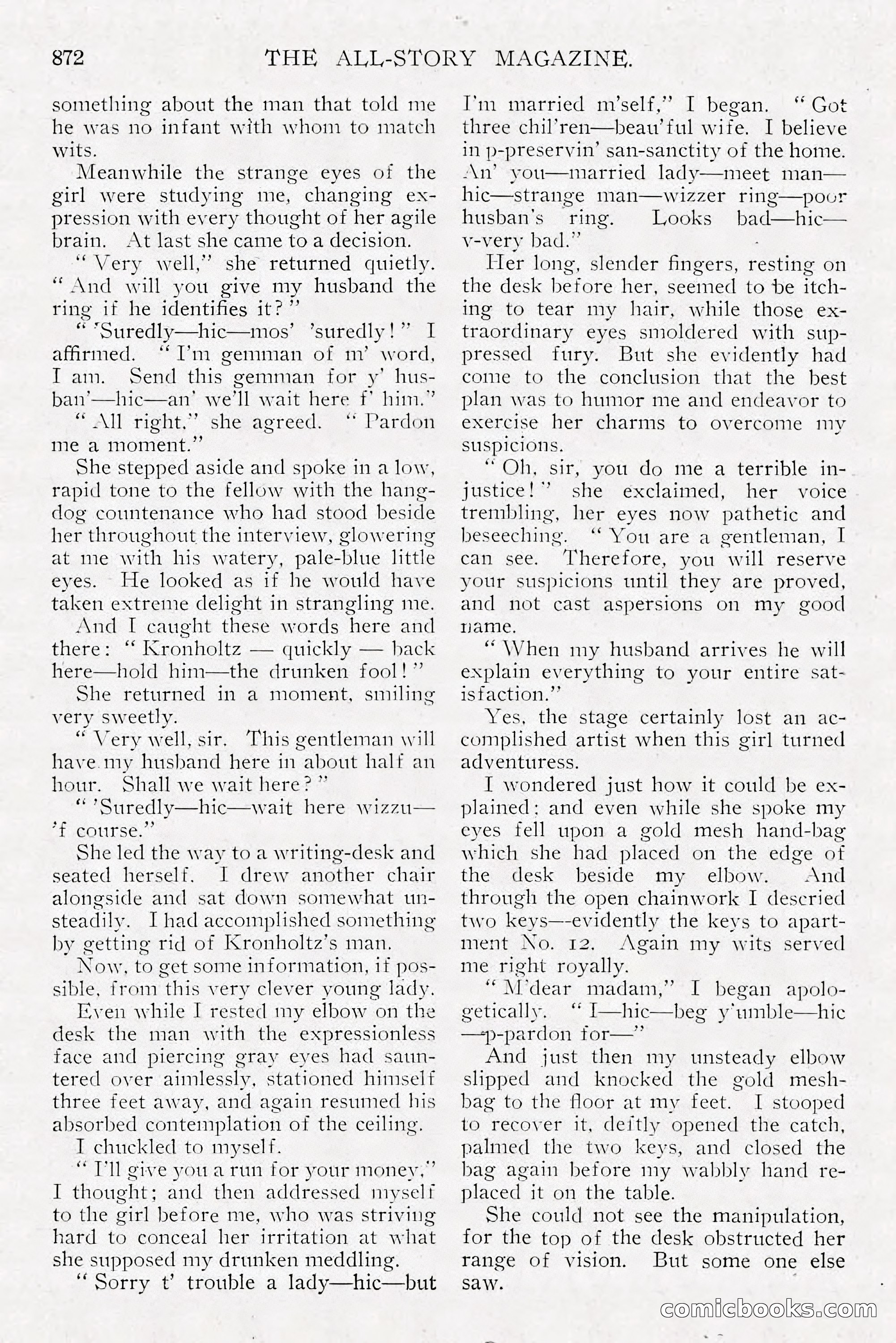 The All-Story Magazine, Dec 1913 — page 162 of 266