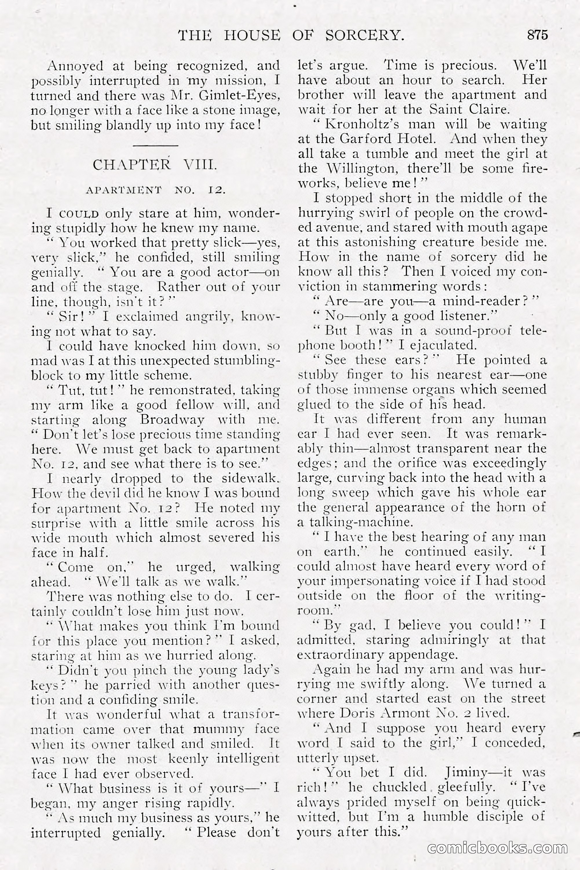 The All-Story Magazine, Dec 1913 — page 165 of 266